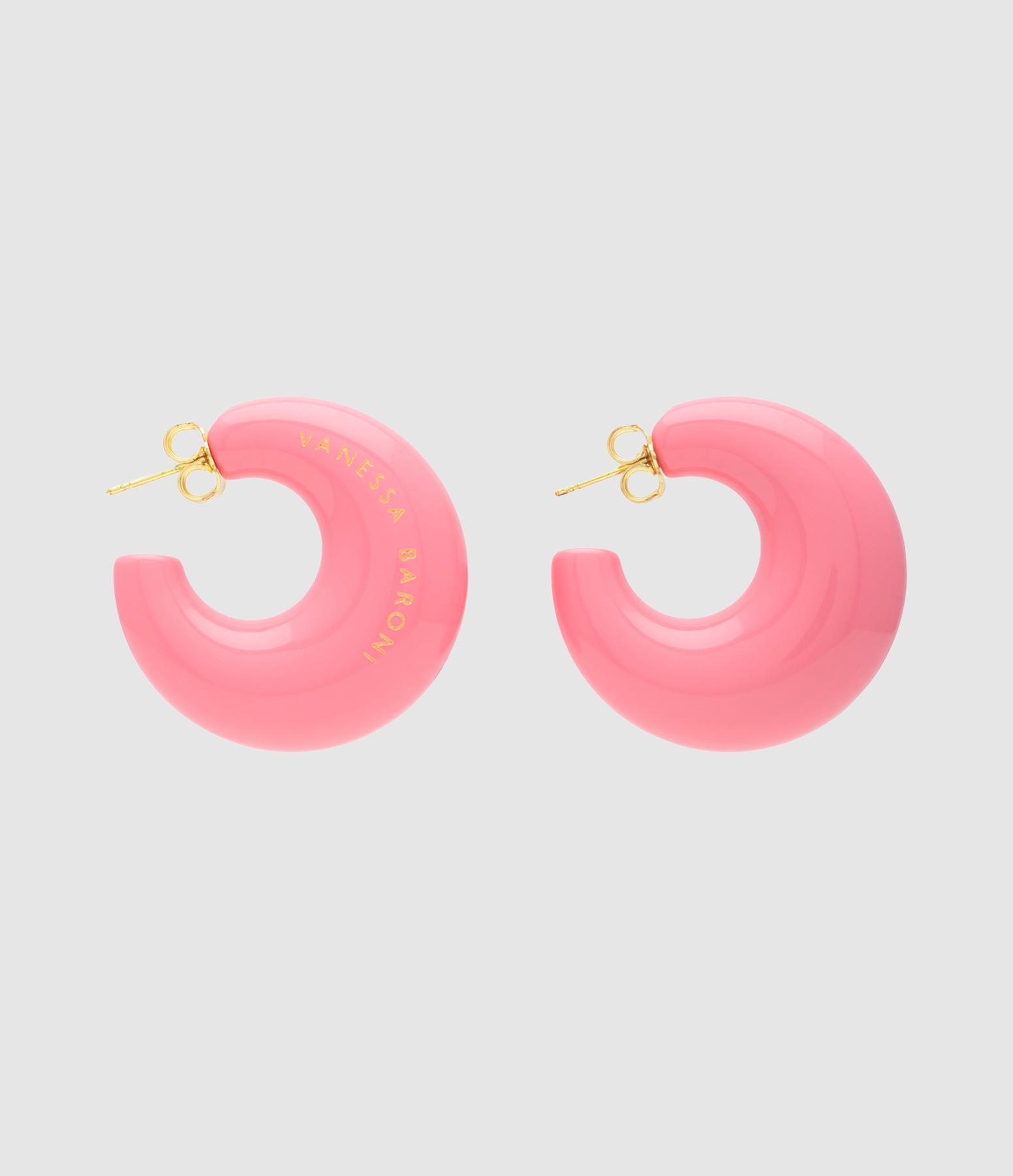 Boucles d'oreilles Moon Raspberry