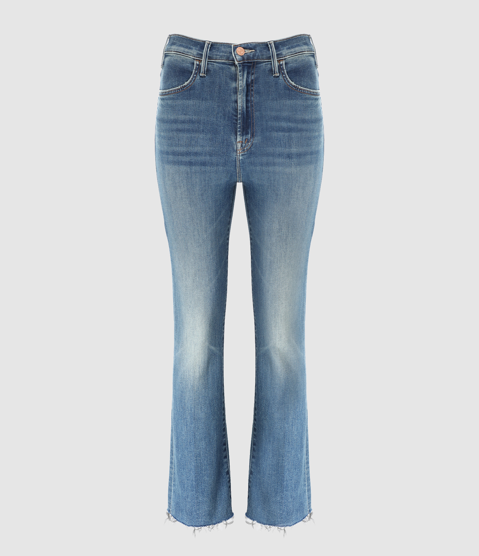 Jean The Hustler Ankle Fray Healing Jar Bleu