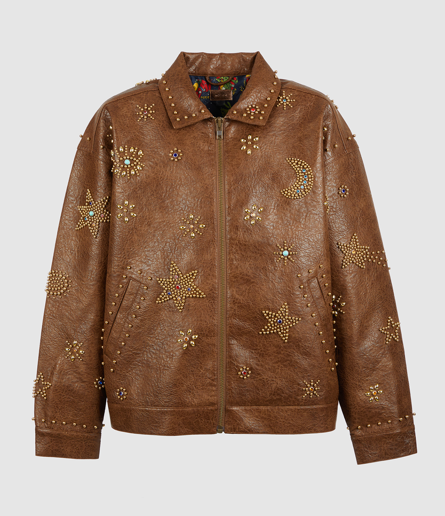Veste The Zip It Brown And Cream