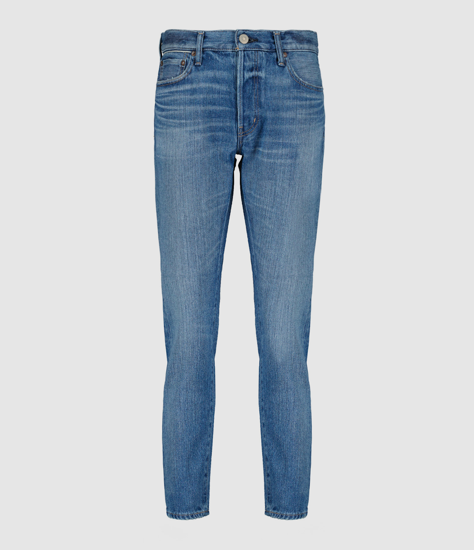 Jean Evans Tapered Denim Bleu