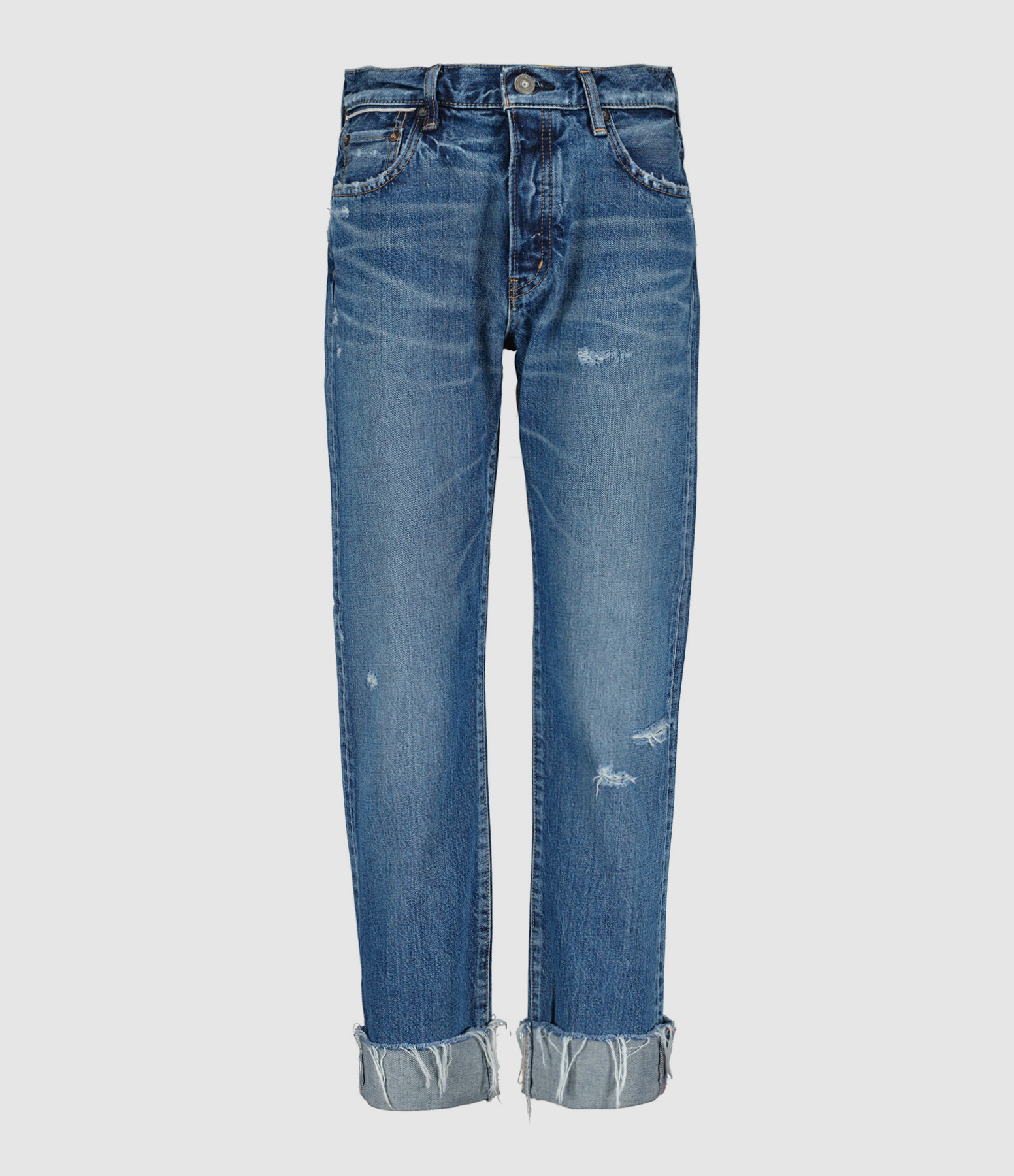 jean Franconia Straight Denim Bleu