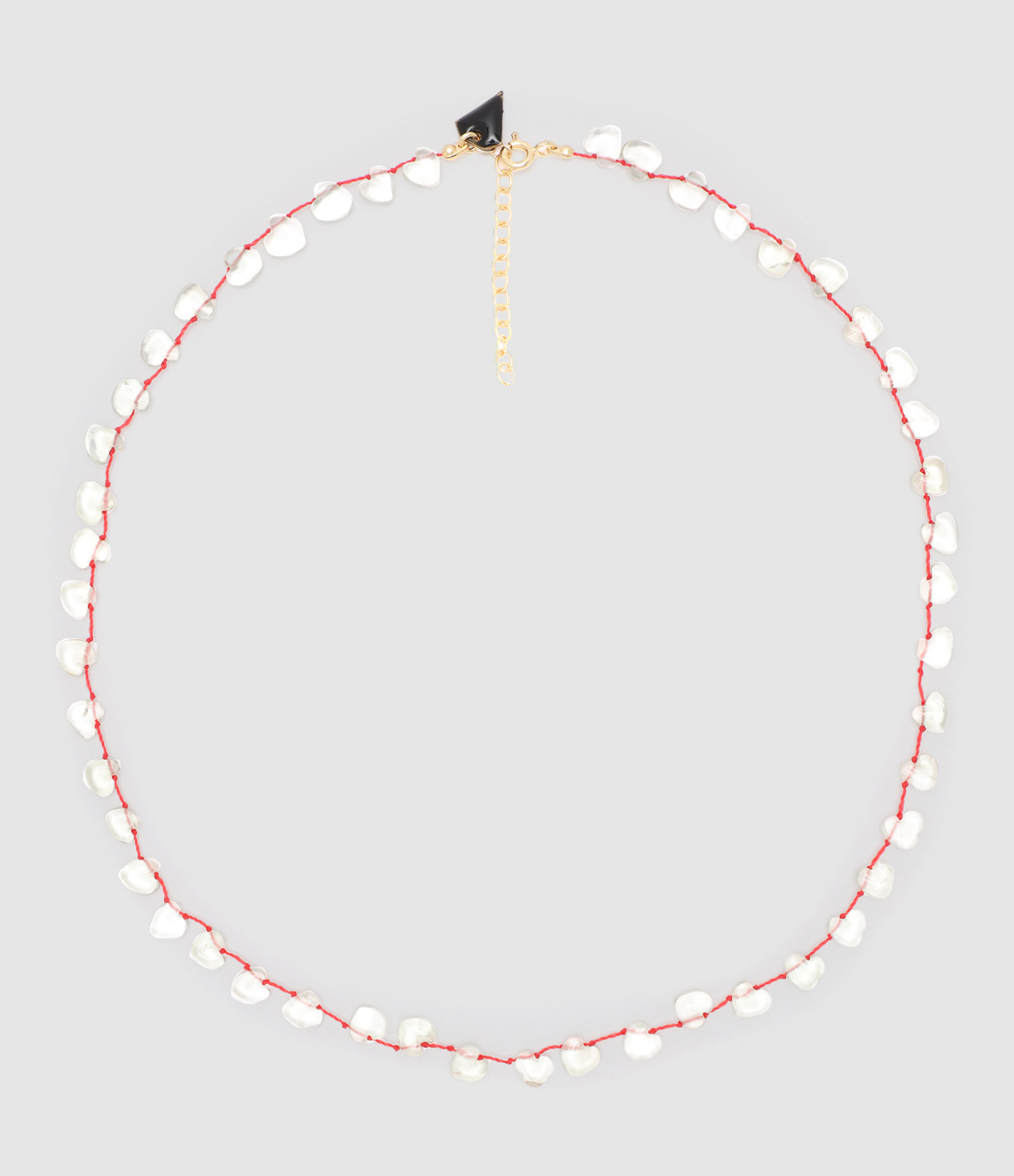 Collier Cœur Améthyste Vert
