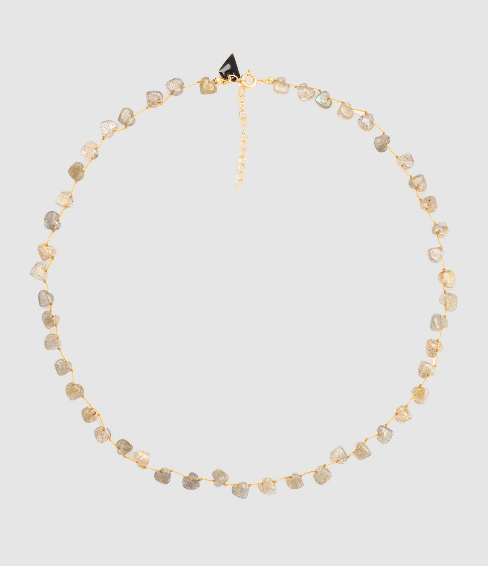 Collier Cœur Labradorite