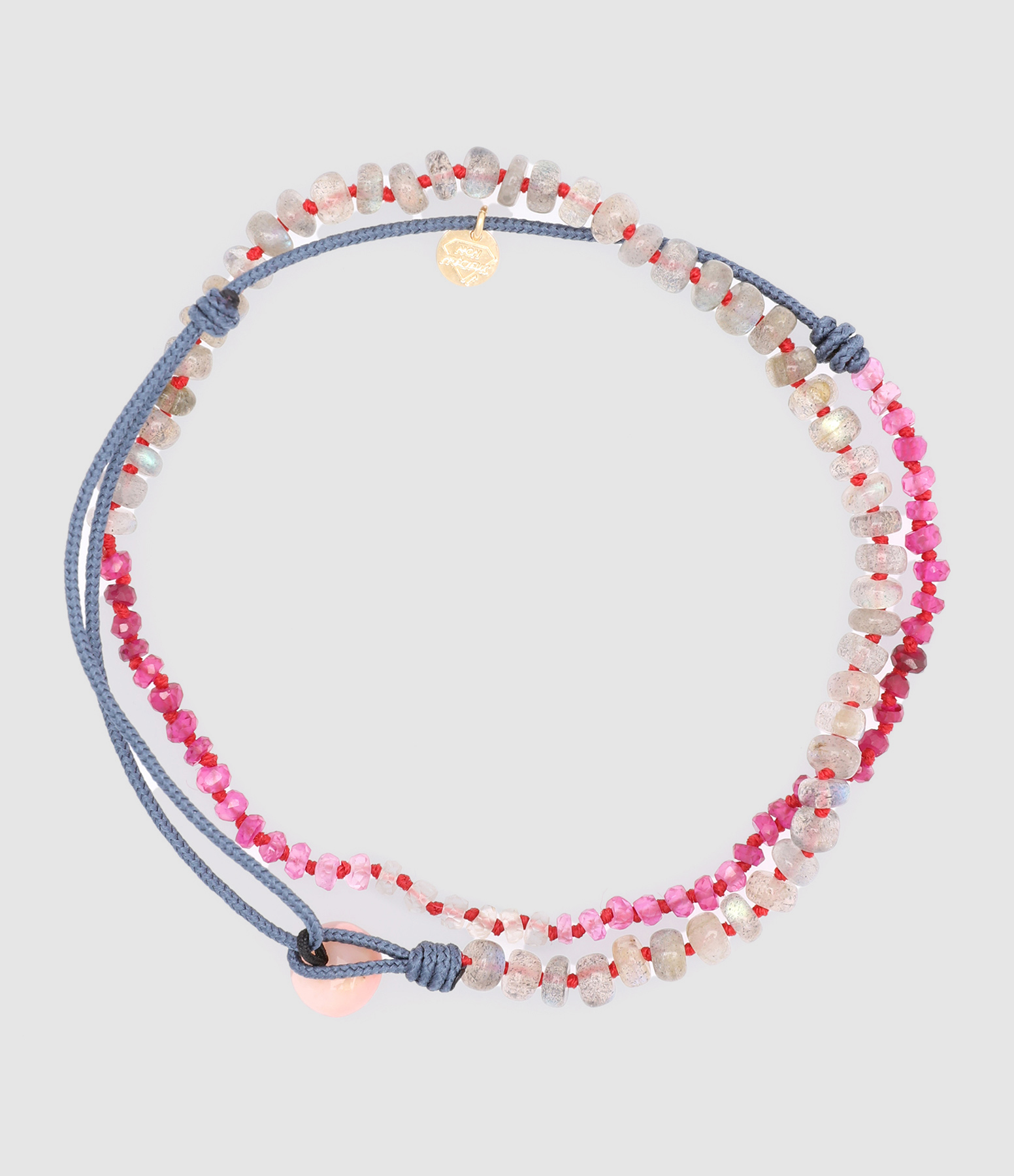 Bijou 123 Tours Labradorite Rubis Cordon Bleu