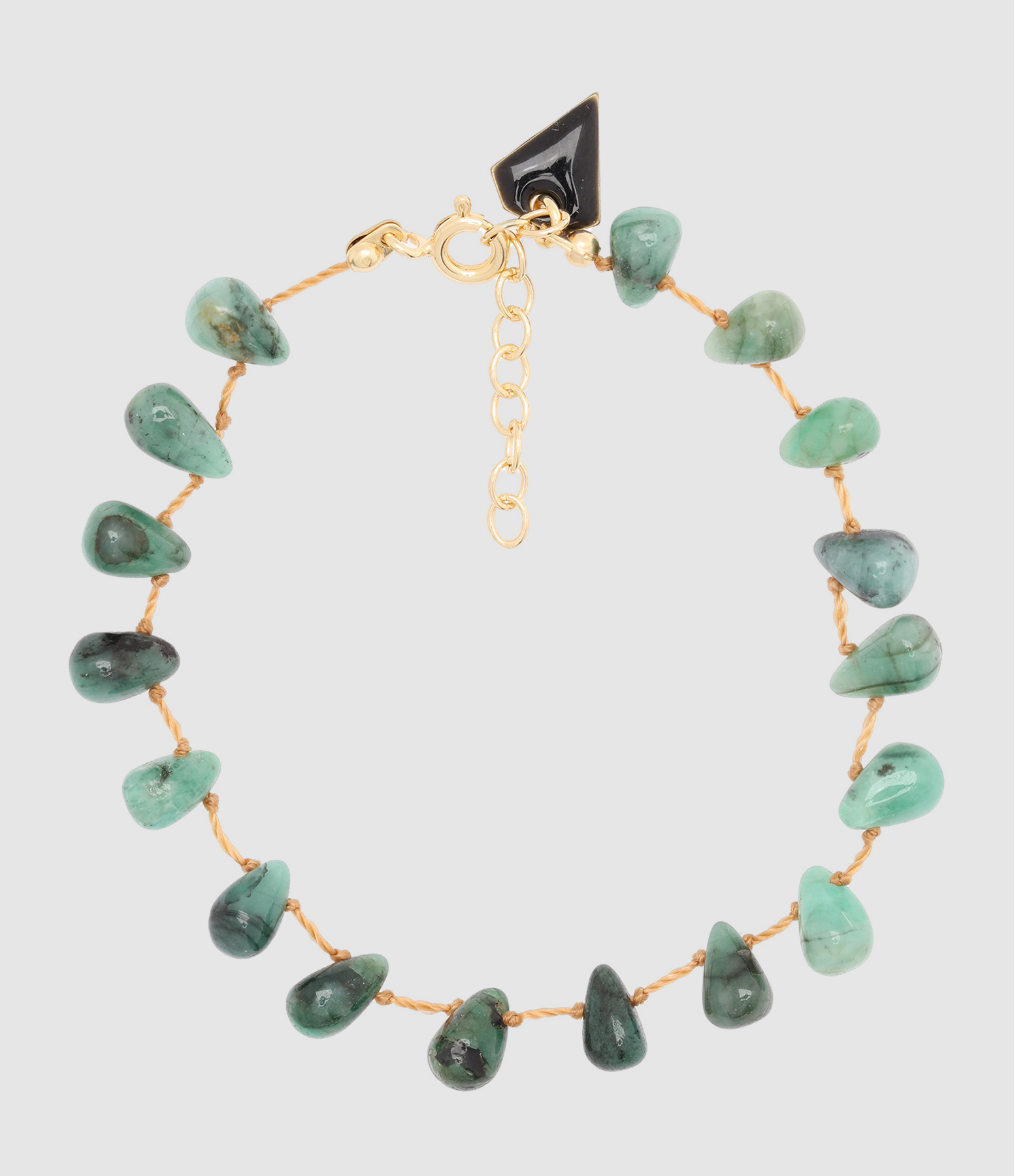 Bracelet Goutte Émeraude