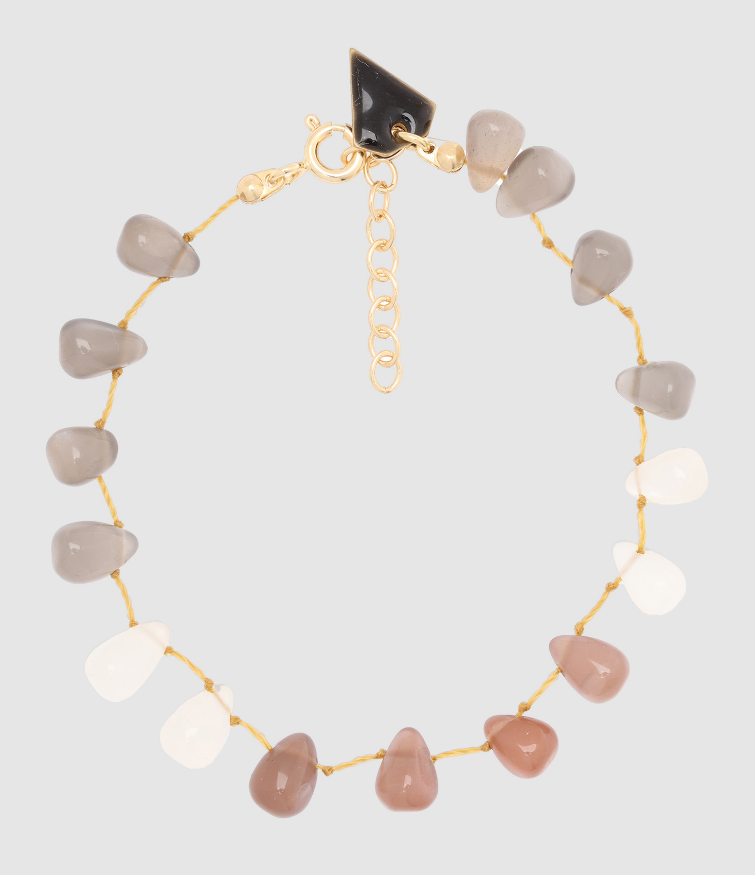 Bracelet Goutte Pierre de Lune Multicolore