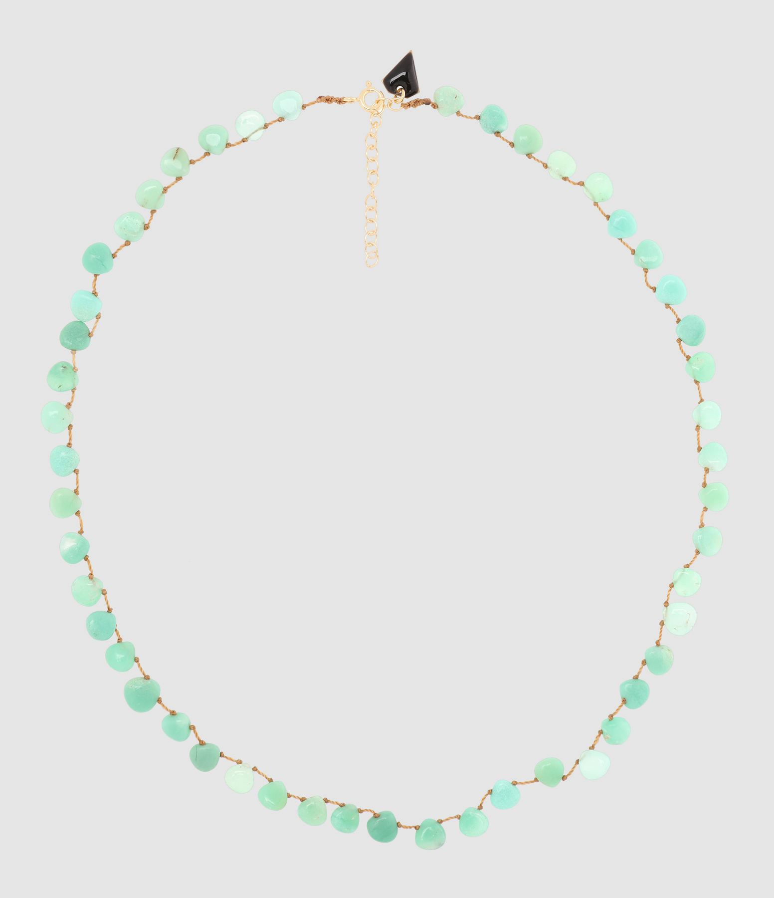Collier Poire Chrysoprase