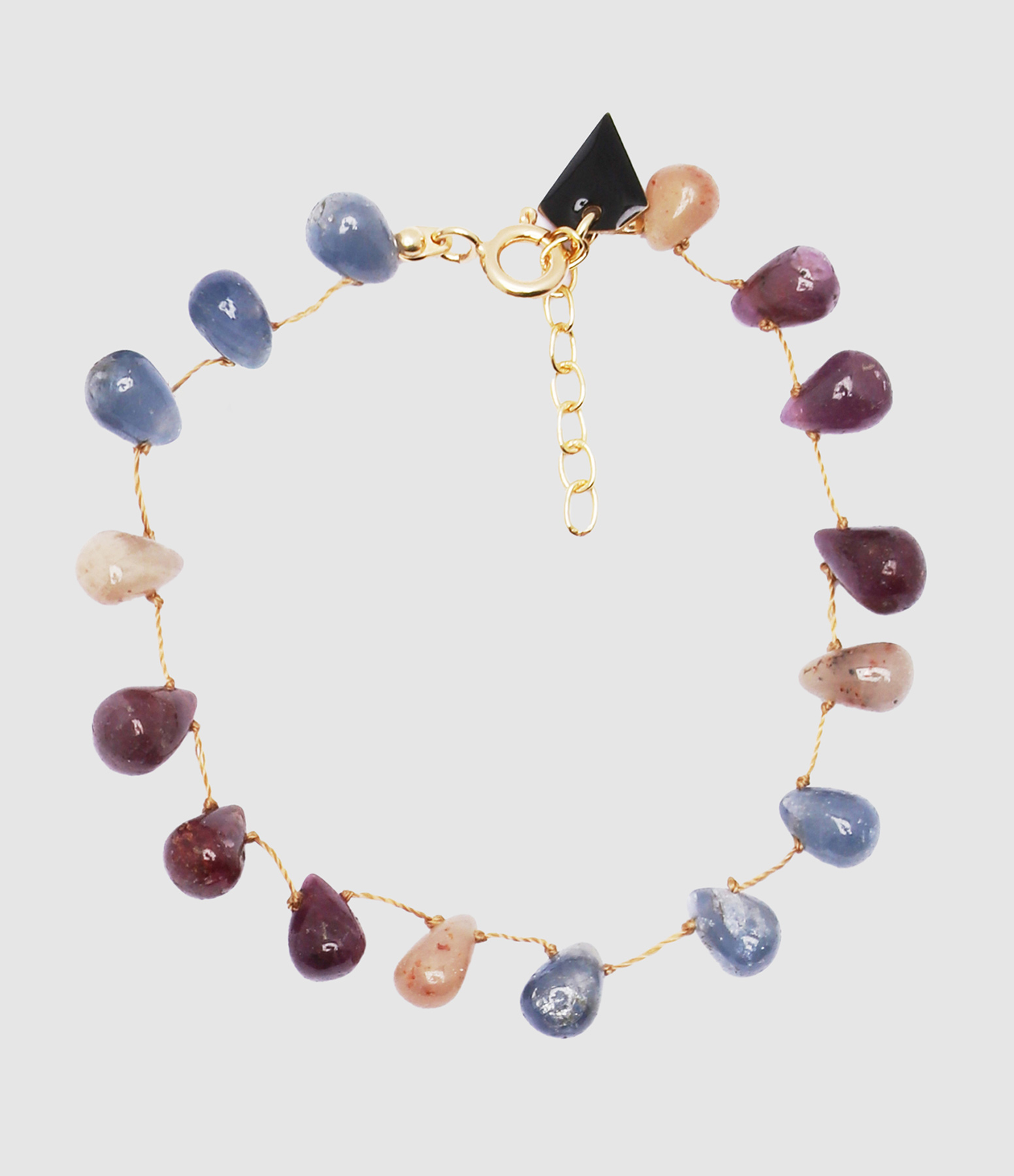 Bracelet Goutte Saphir Multicolore