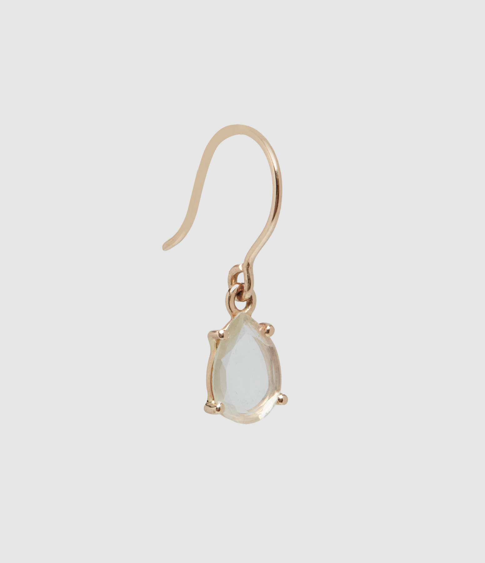 Boucle d'oreille Goutte Diamant Or Jaune (vendue à l'unité)