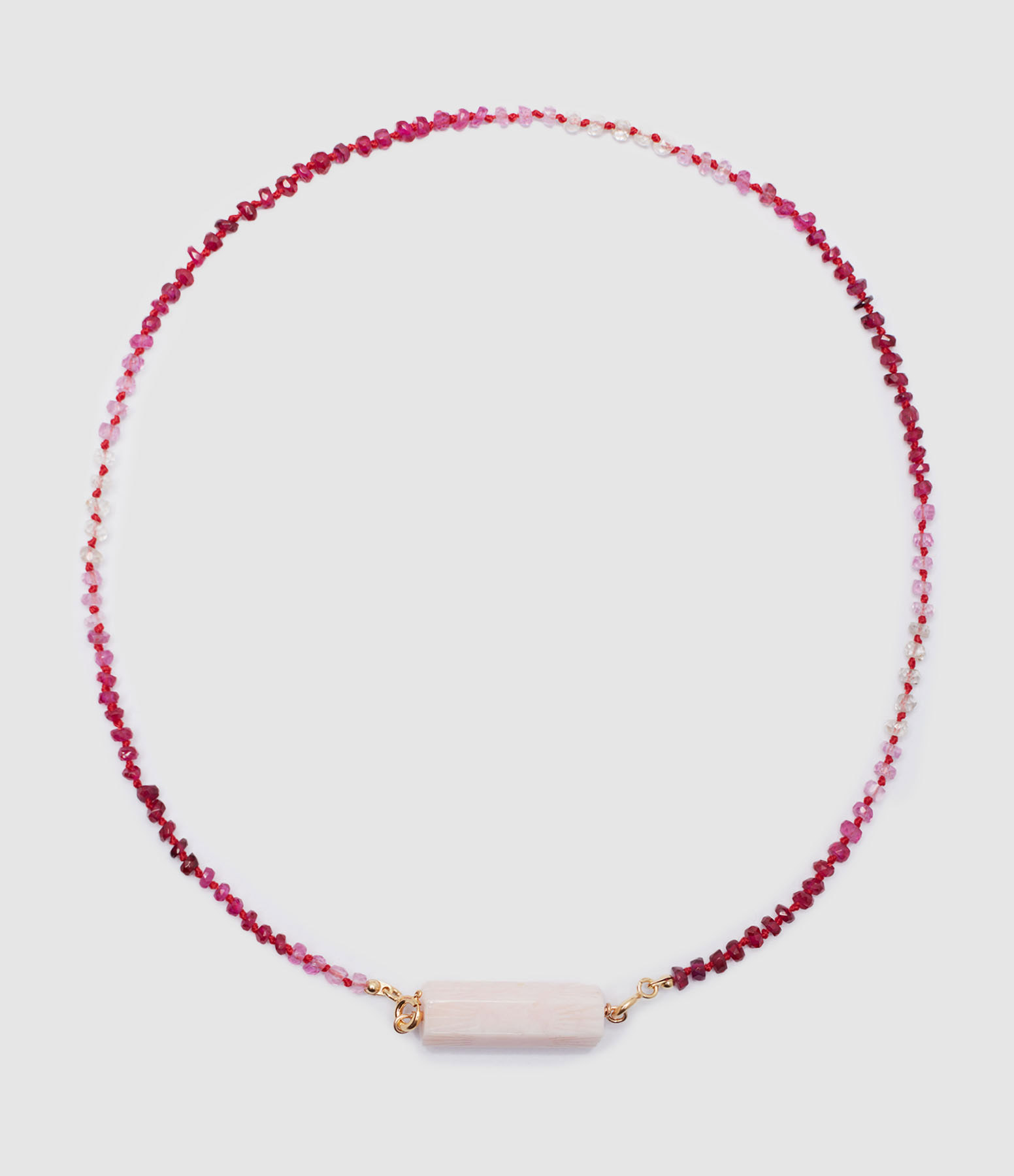 Collier Rolla Bolla Opale Rose et Candies Rubis Rose