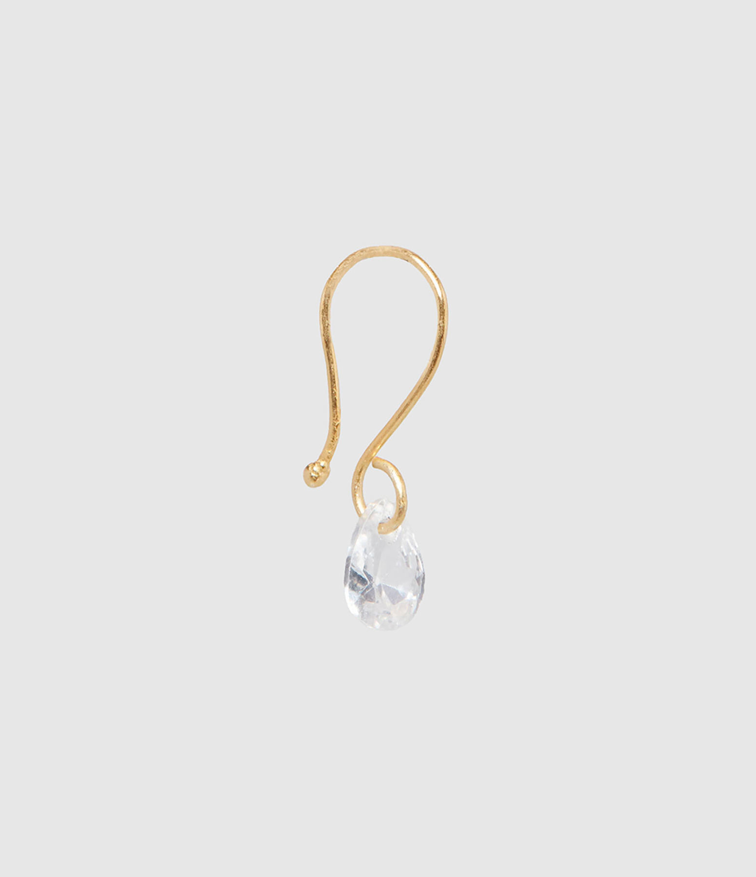 Boucle d'oreille Briolette Doré (vendue à l'unité)