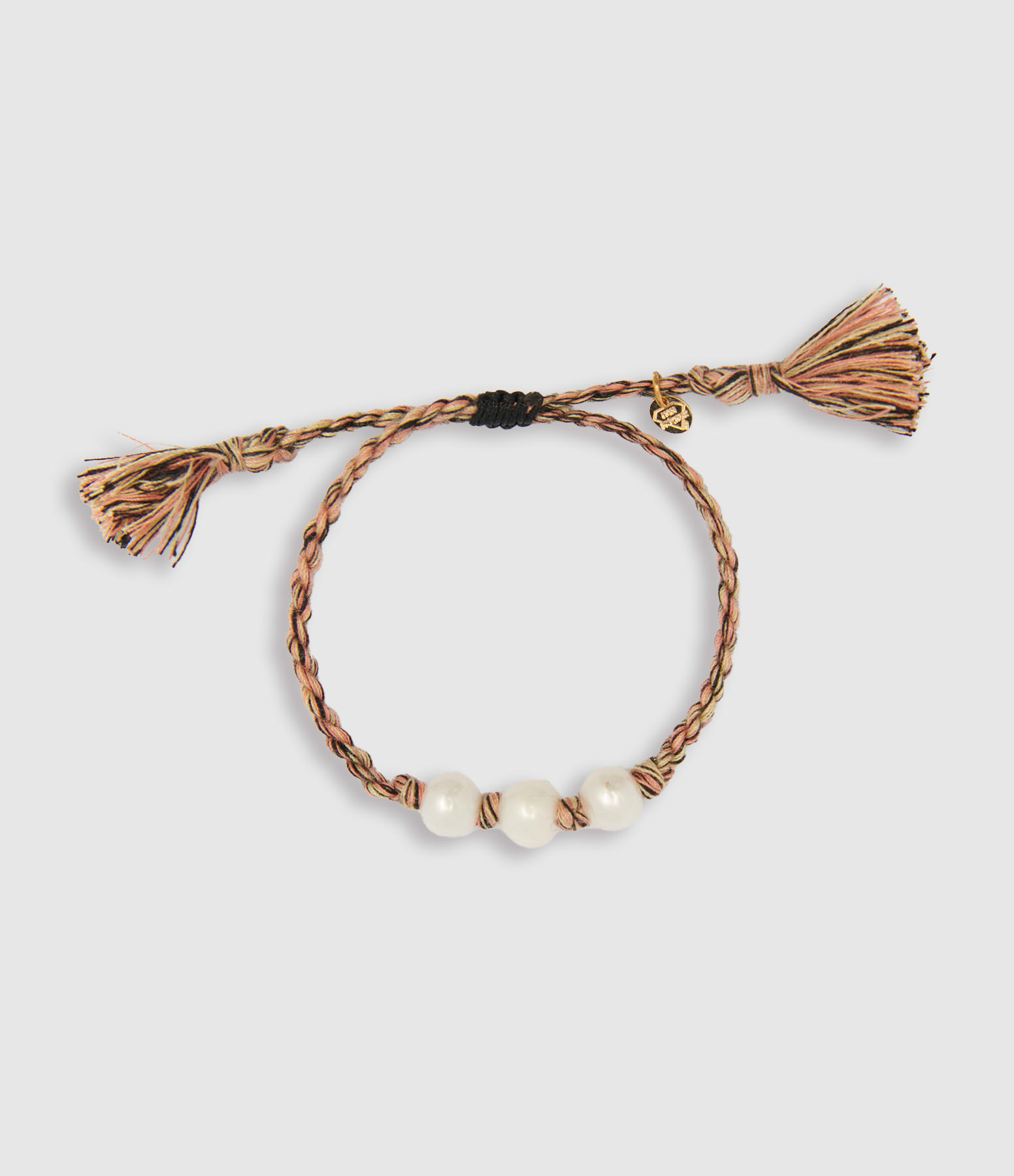 Bracelet Perles d'Eau Douce Cordon Rose