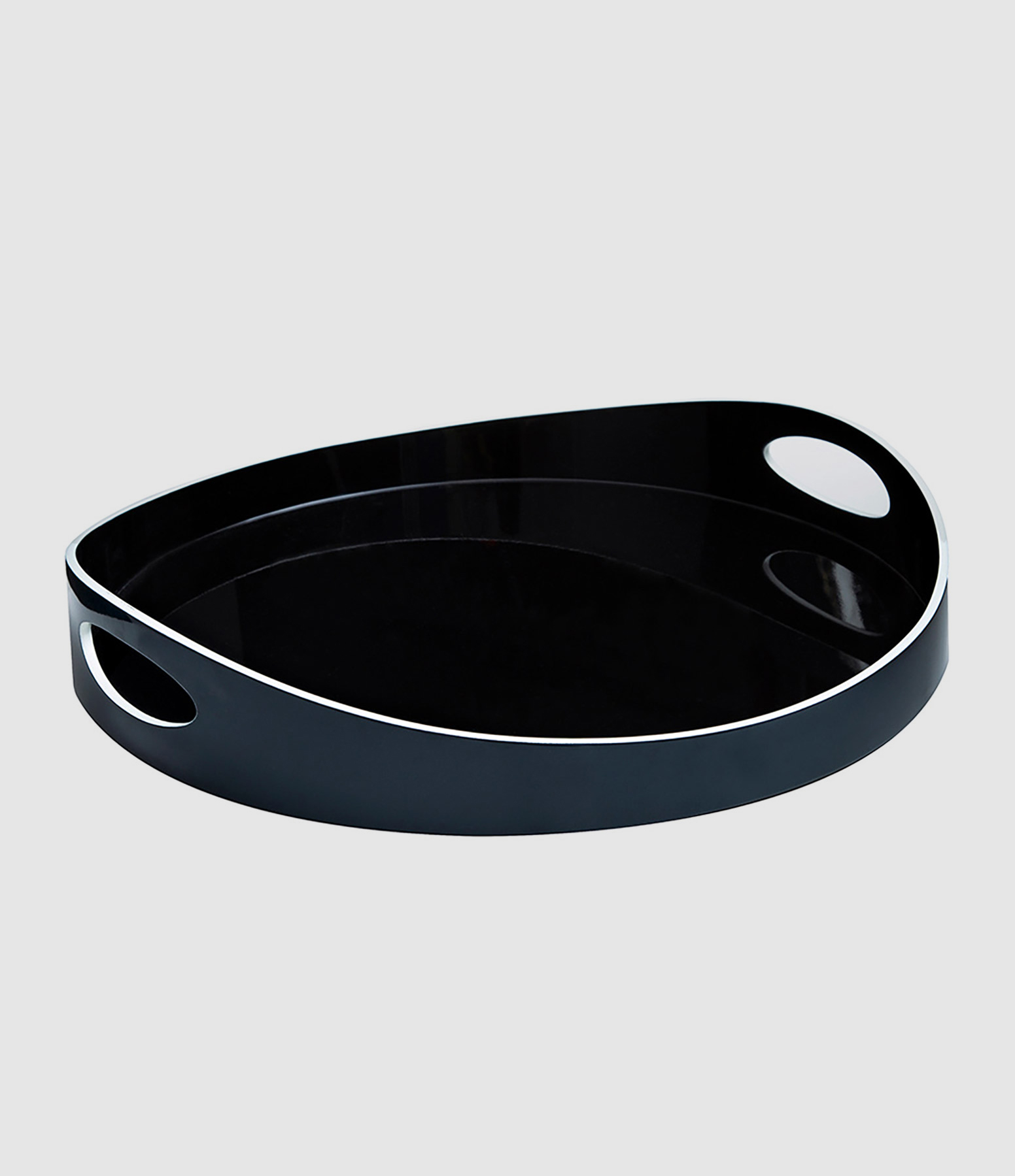Plateau Basile Bleu Brodway 40cm