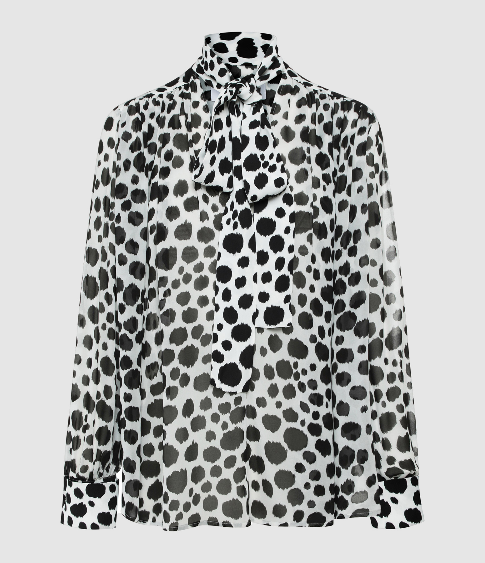 Blouse Noir Blanc