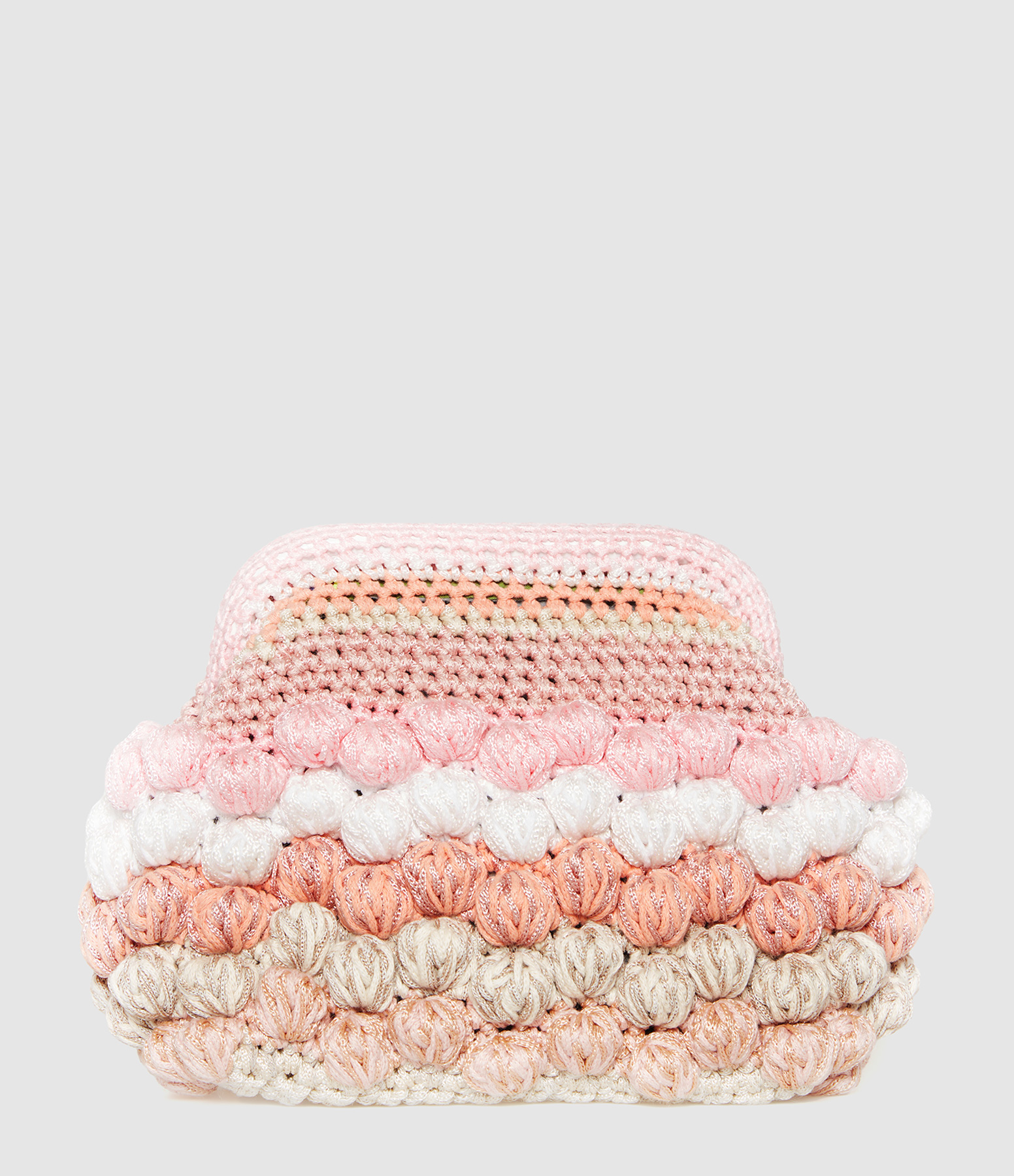 Sac Popcorn Clutch Pink
