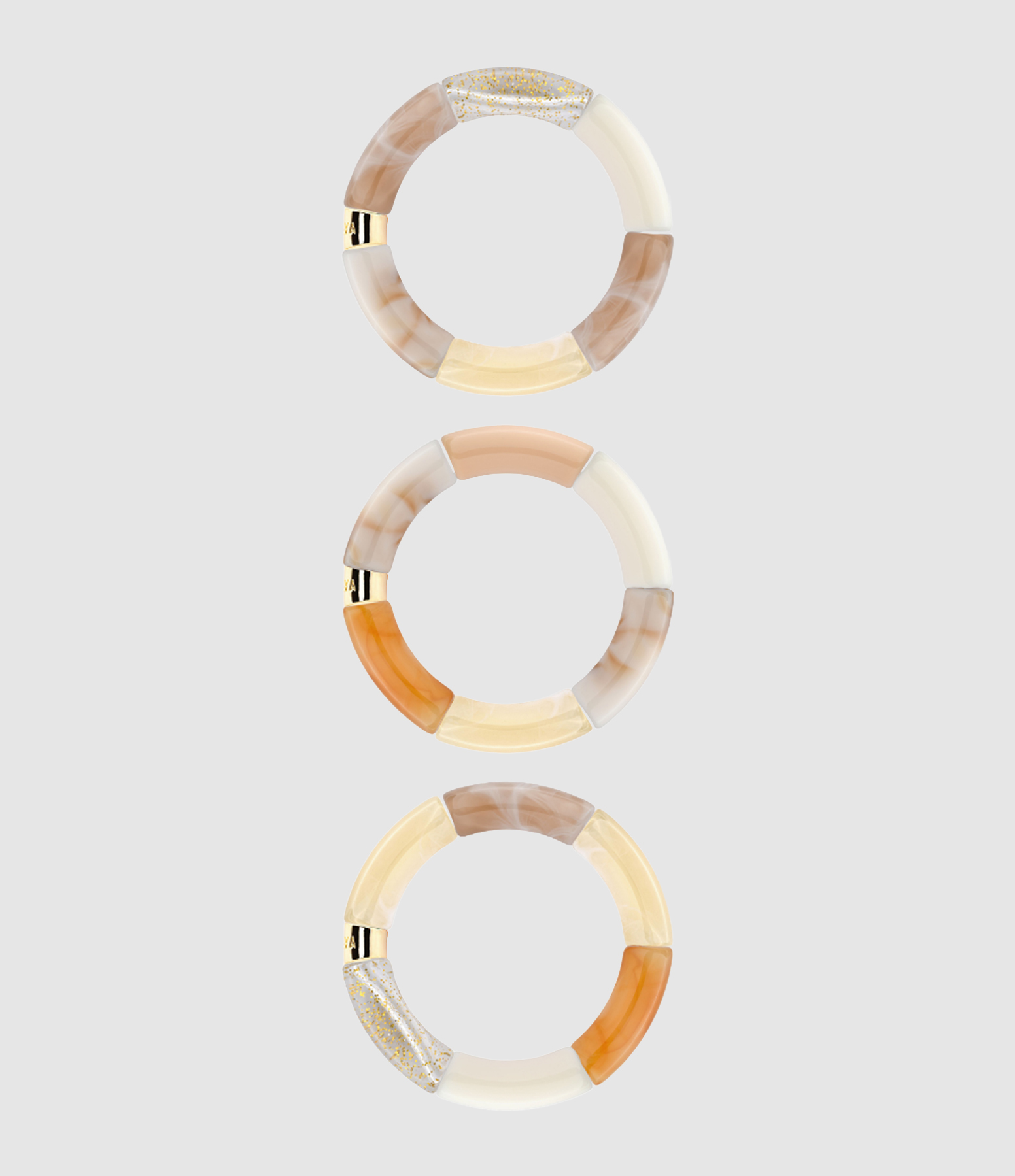 Bracelets Trio Neve Blanc