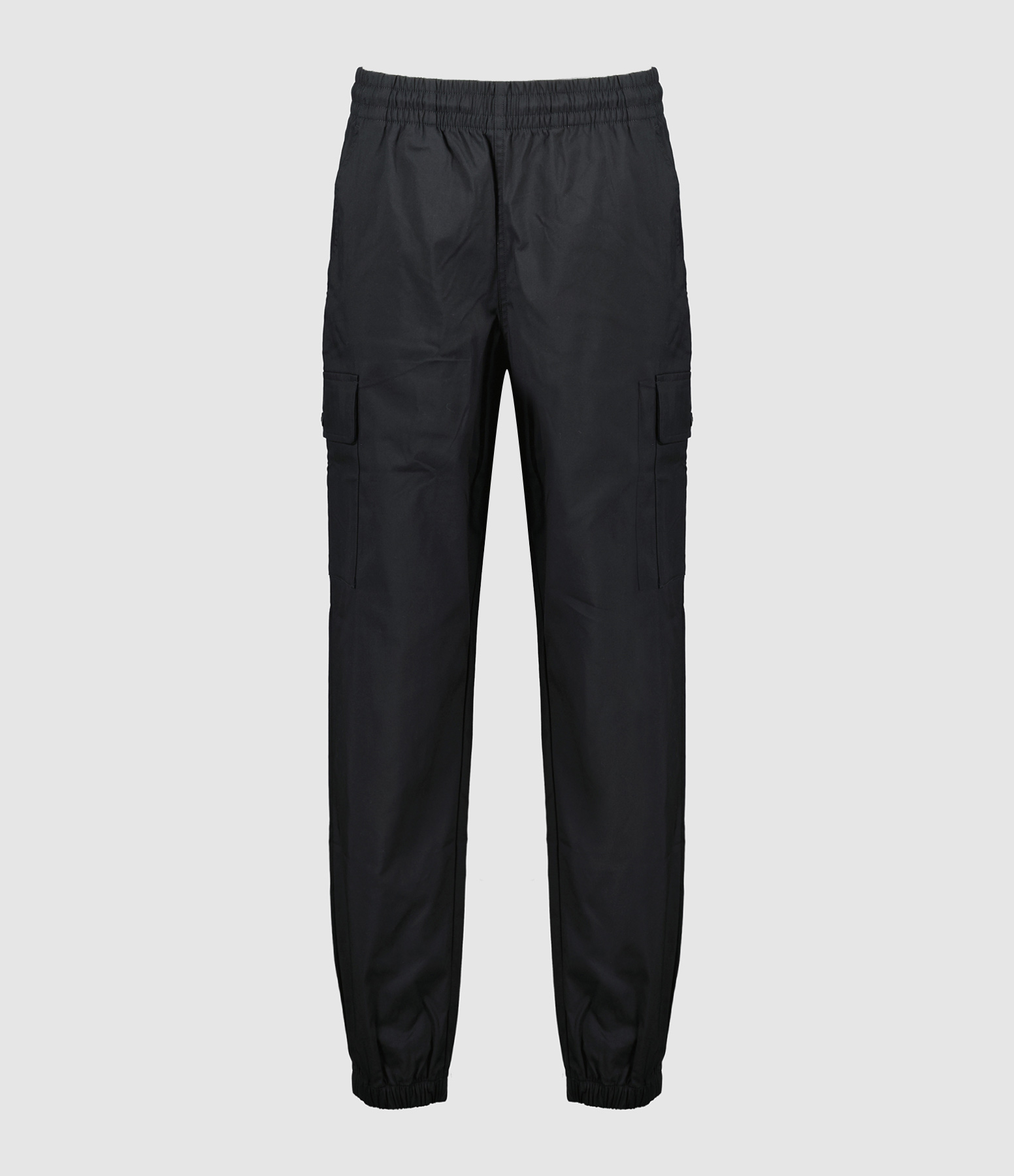 Pantalon Homme Twill Cargo Coton Noir