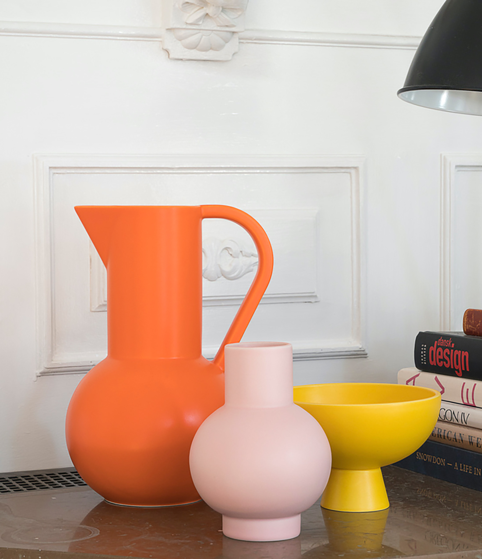 Petit Vase Strøm Faïence Coral Blush