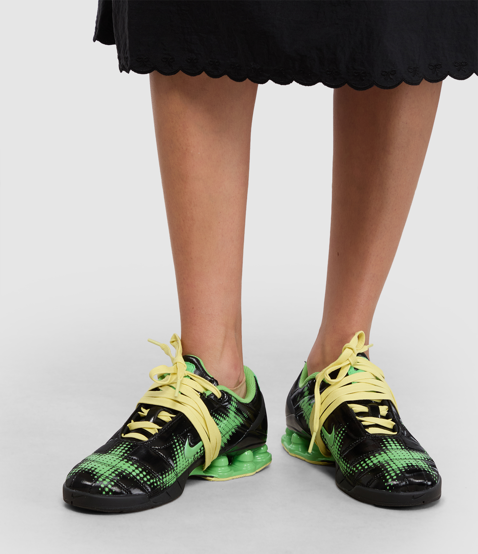 Baskets T90 Shox Magia Wc Black Spinach Green-Yellow Diamond-Black