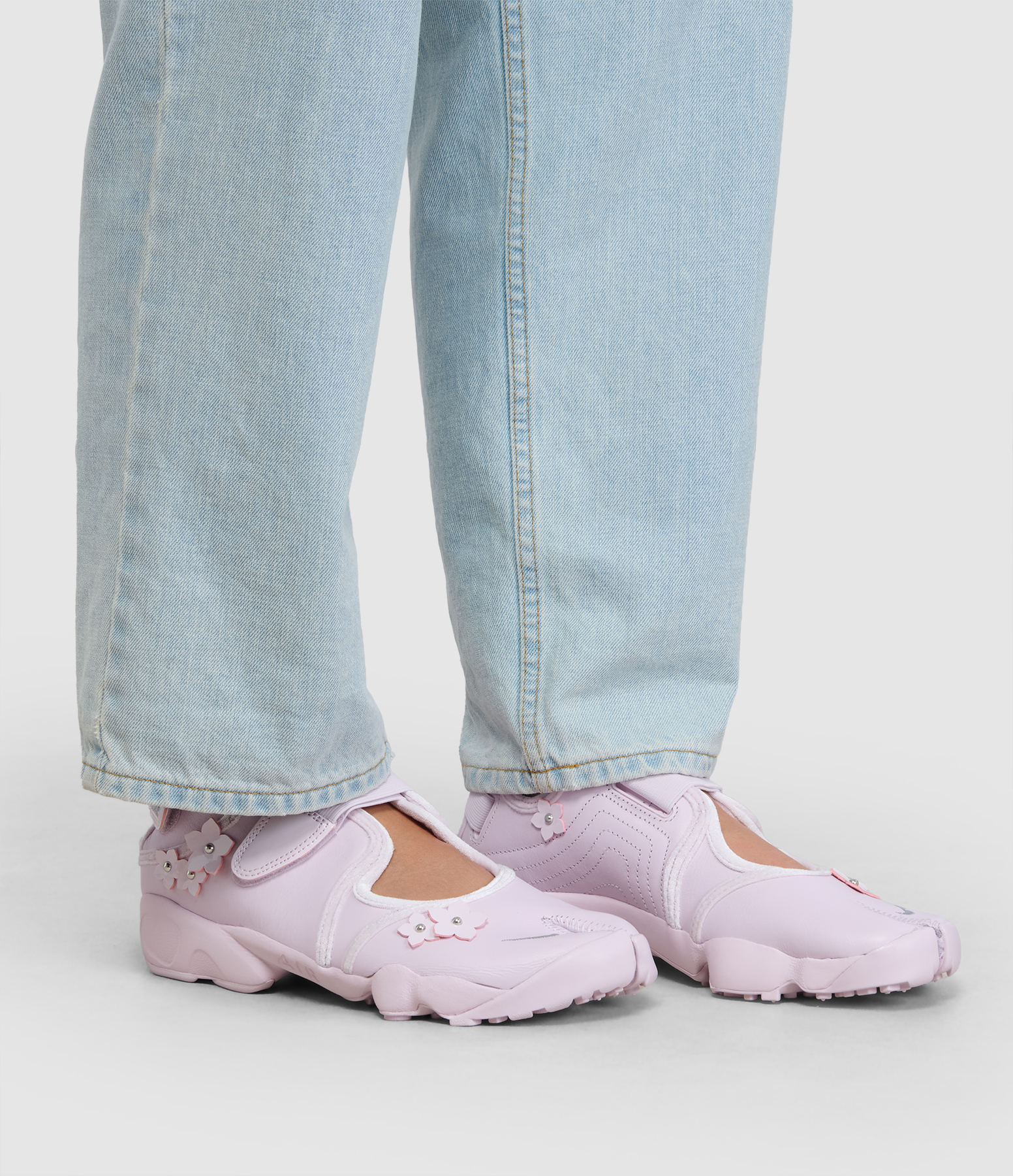 Baskets Air Rift Bleached Lilac/Metallic Silver-Wolf Grey