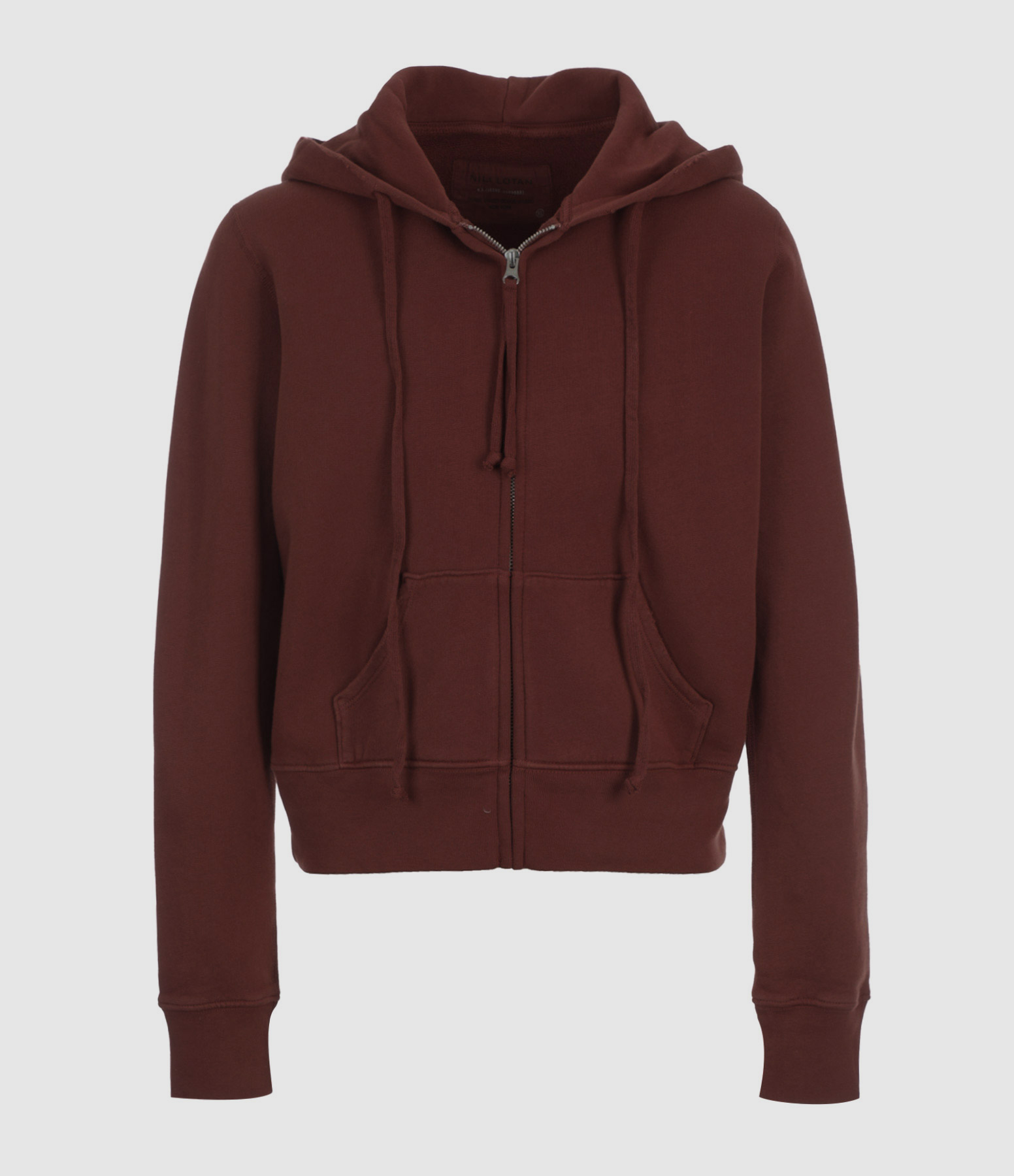 Sweatshirt Zippé Callie Coton Henné