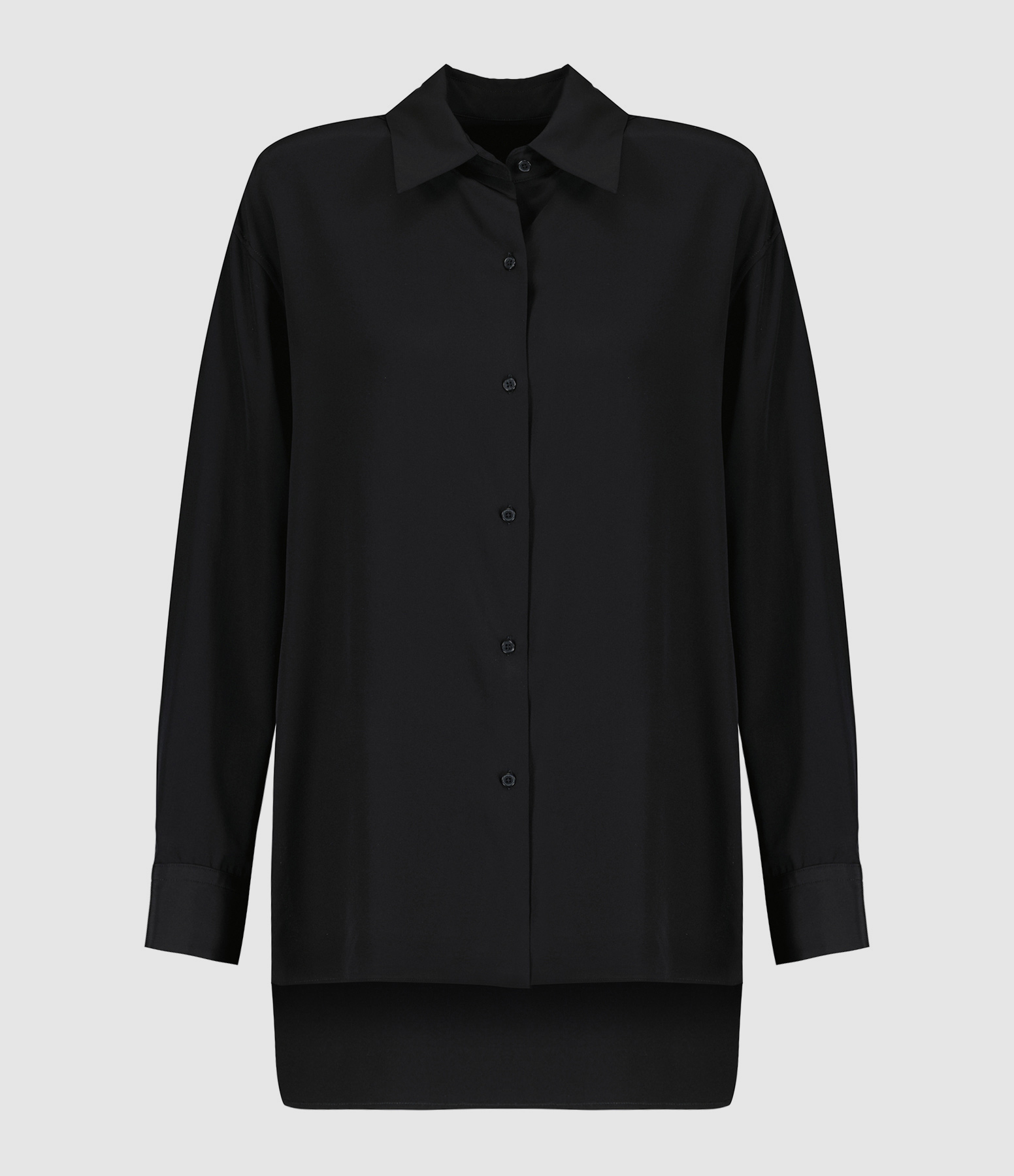 Chemise Julien Soie Noir