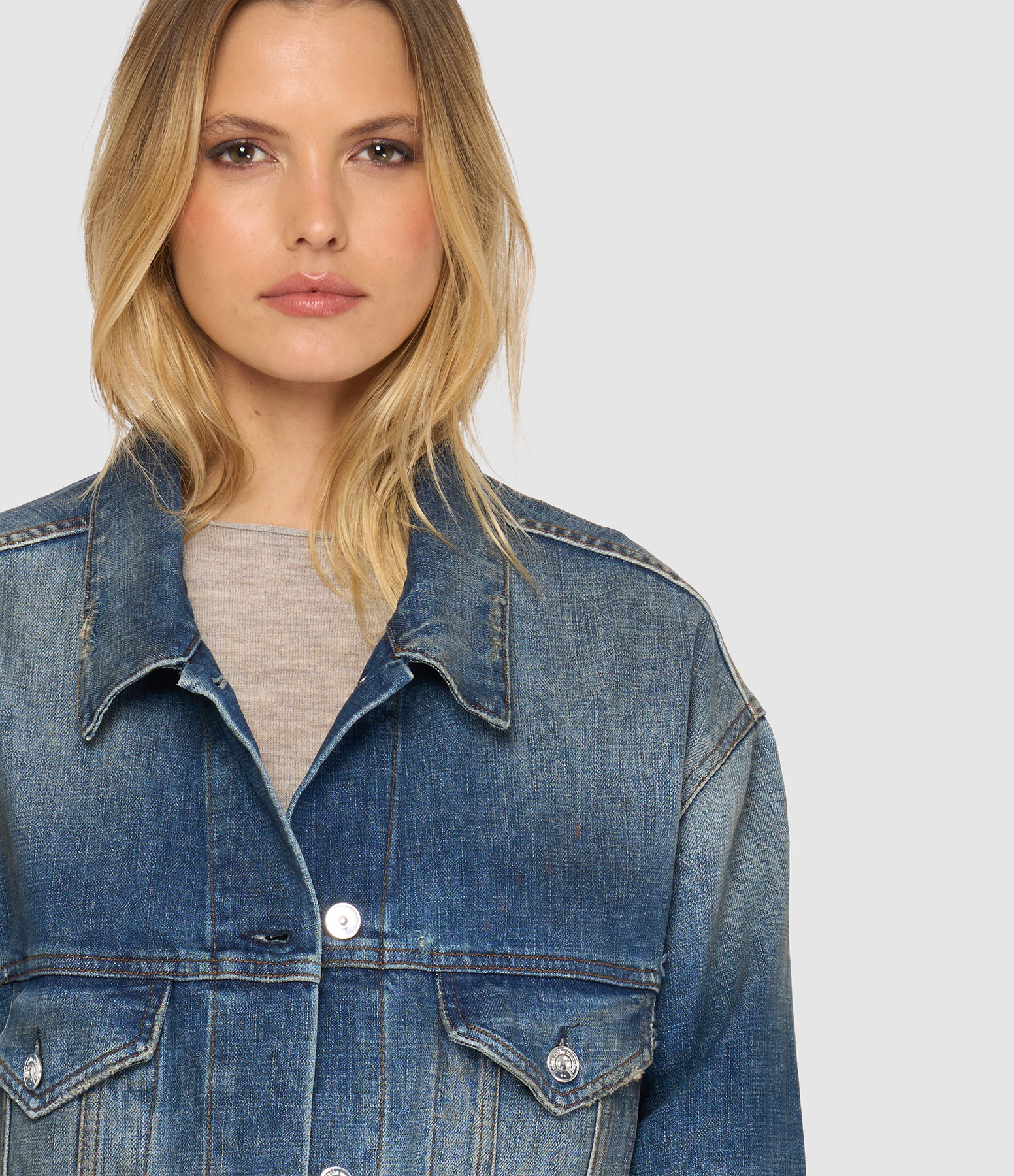 Veste Jean Sibi Trucker Destroy