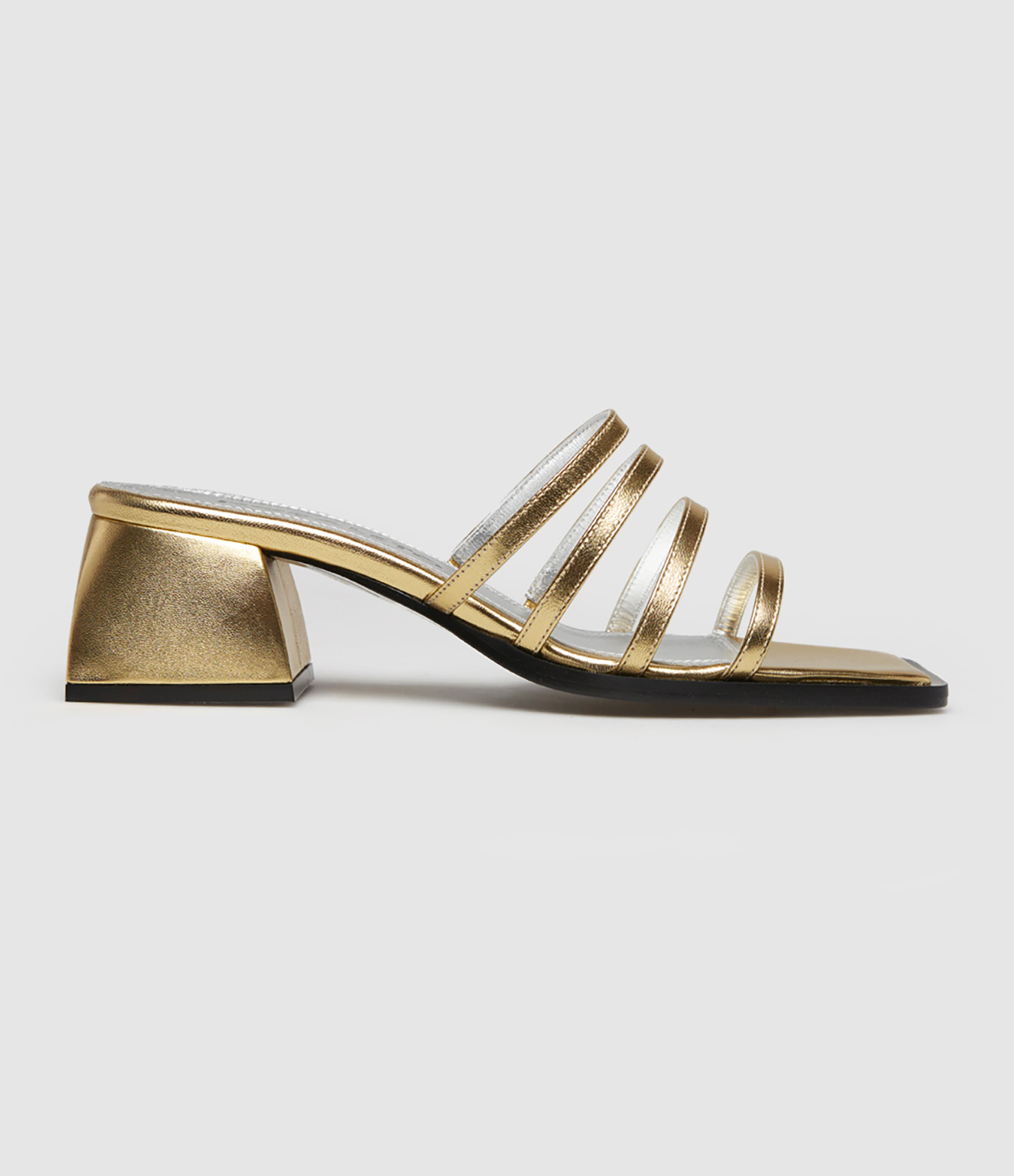 Mules à Talons Bulla Ava Light Gold