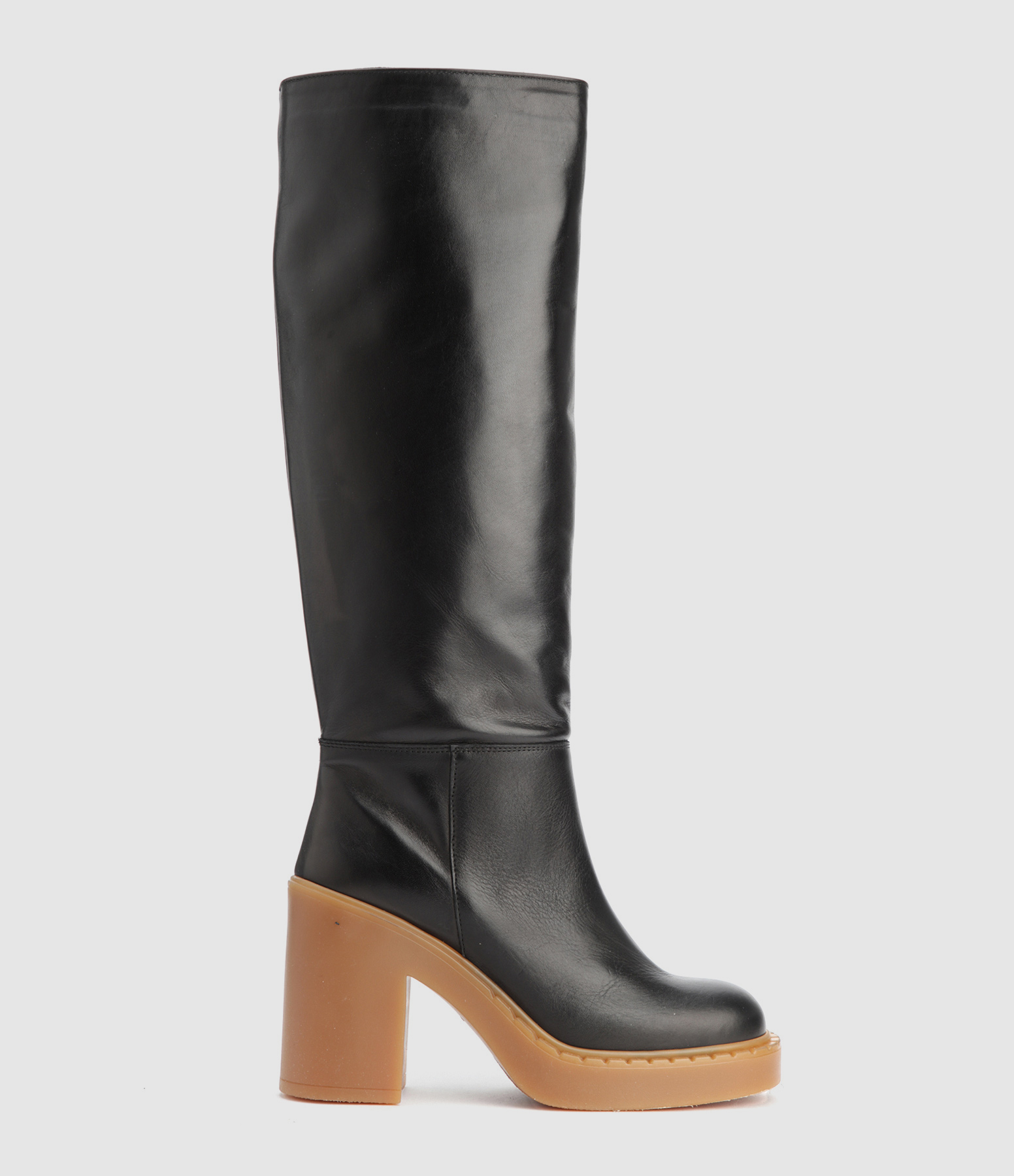 Bottes Barbara Cuir Noir