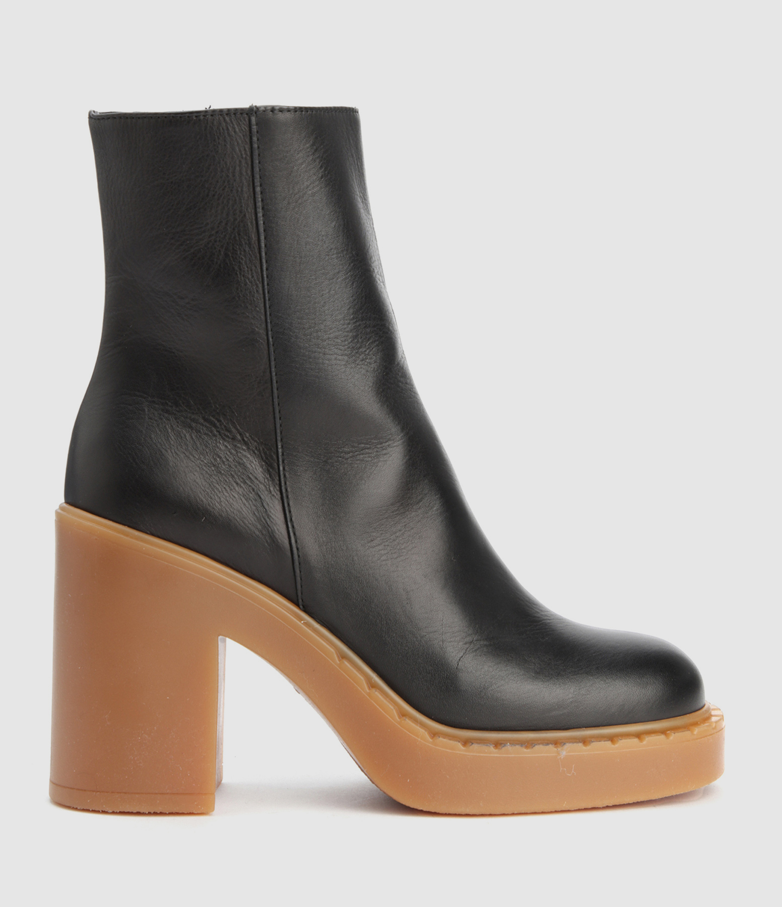 Bottes Brigitte Cuir Noir