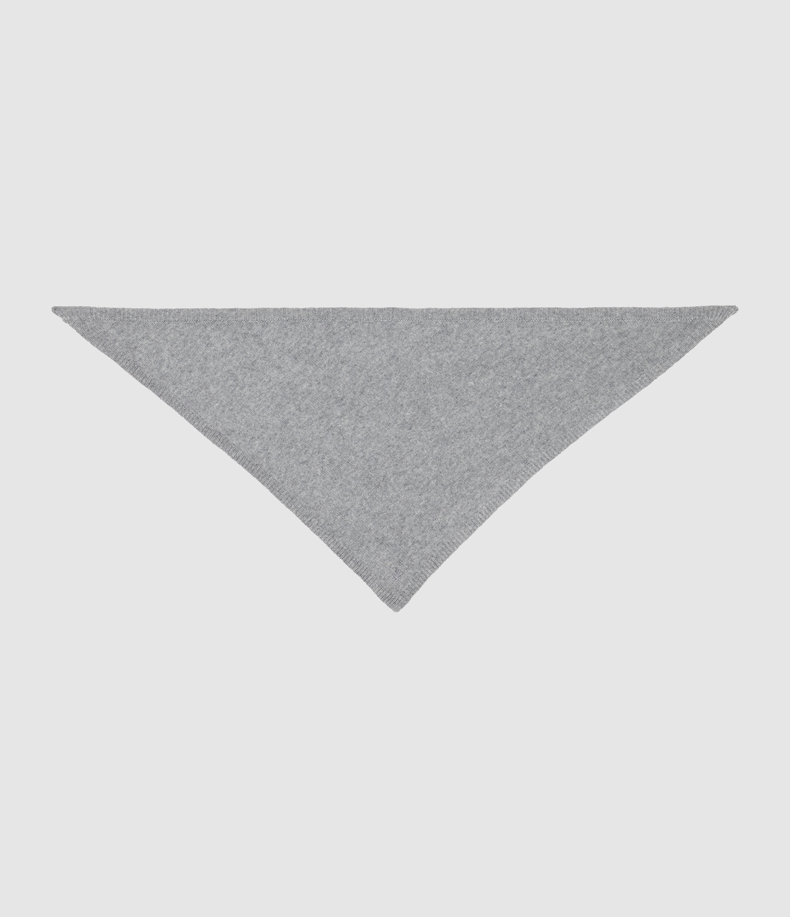 Triangle Laine Cachemire Ruddy Gris