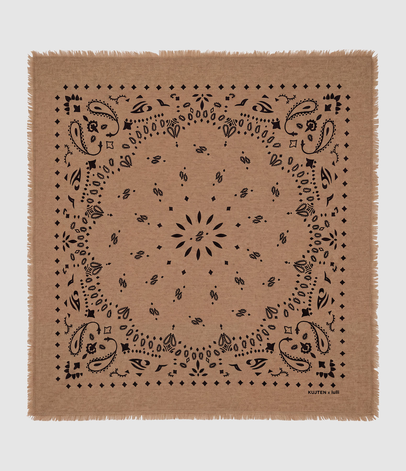 Echarpe Hachiko Taupe Chiné, Exclusivité Lulli