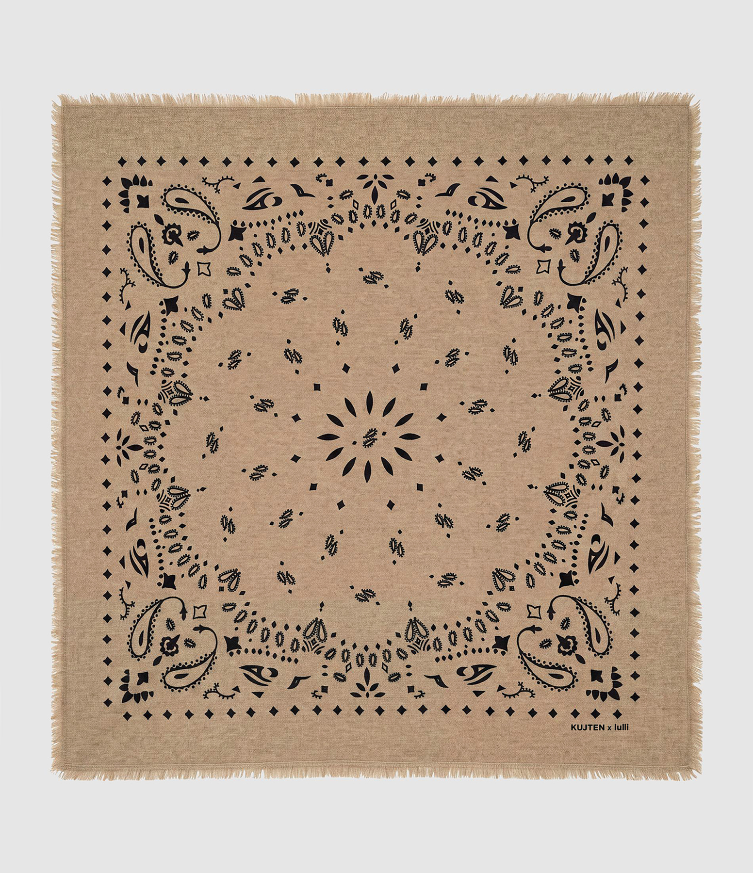 Echarpe Hachiko Taupe Chiné, Exclusivité Lulli