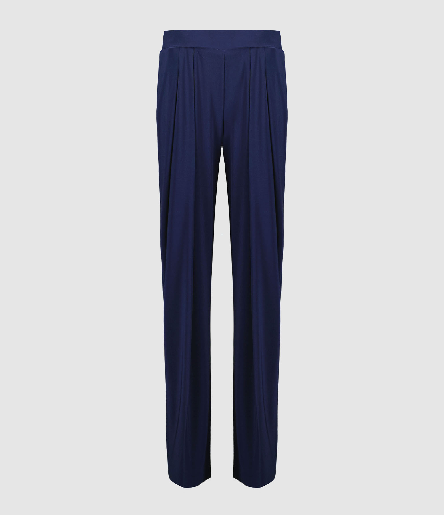 Pantalon Low Rise Pleated Trouser True Navy