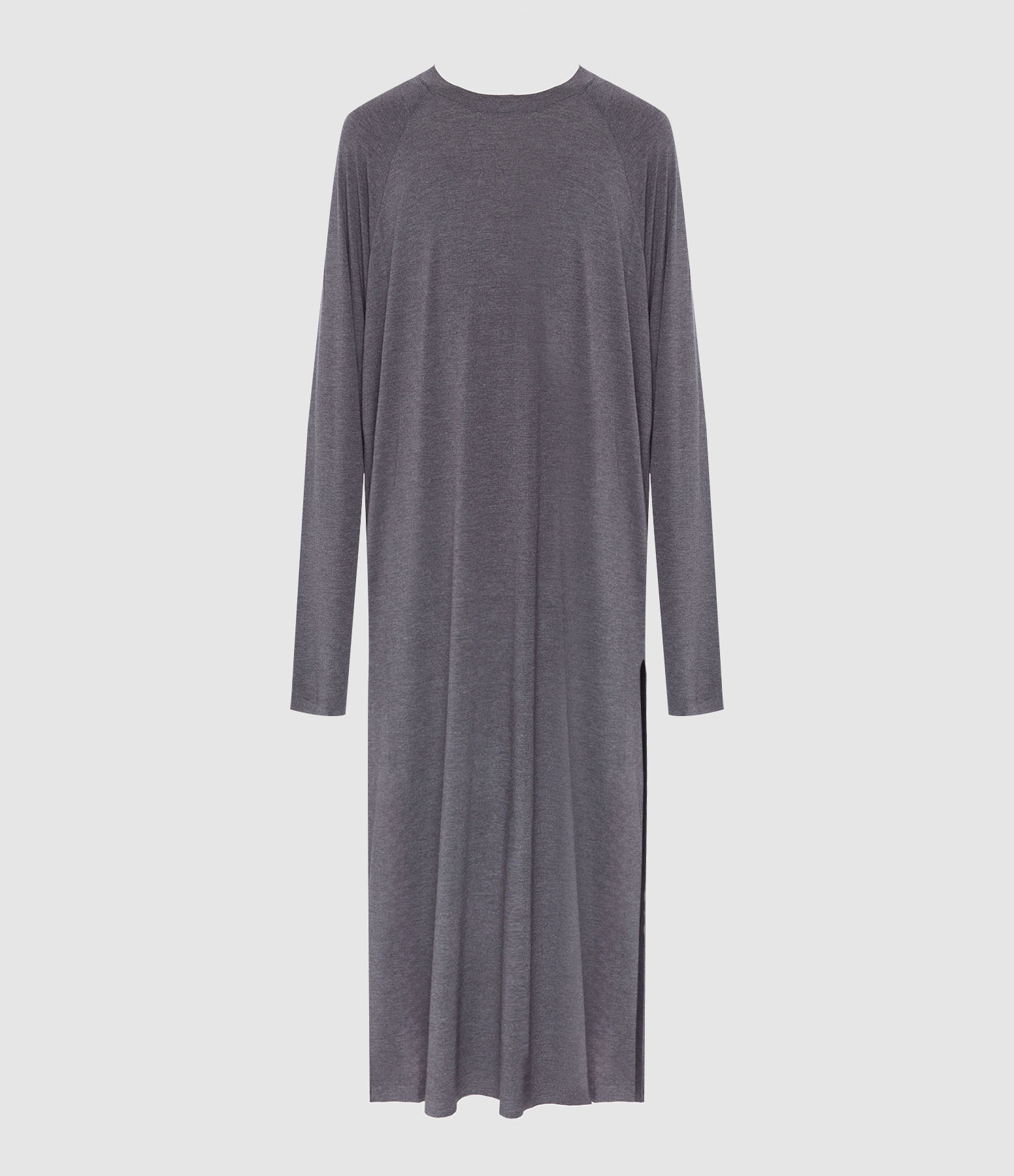 Robe Longue Oversized Dark Grey