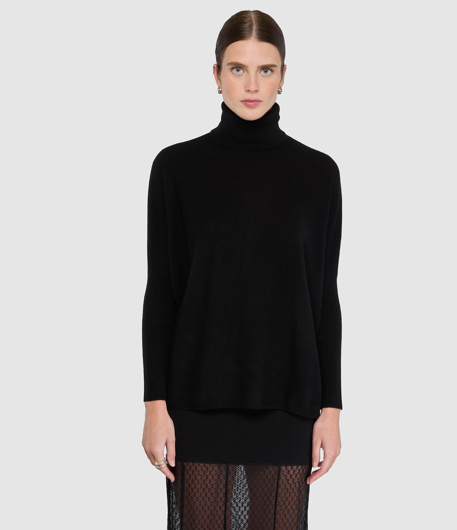 Poncho Margareth Noir