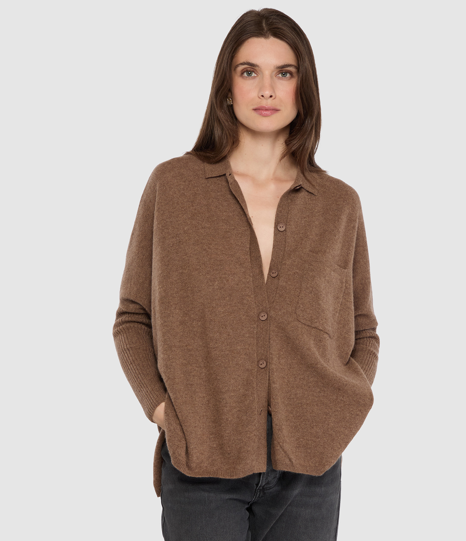 Gilet Andrea Cafe Au Lait