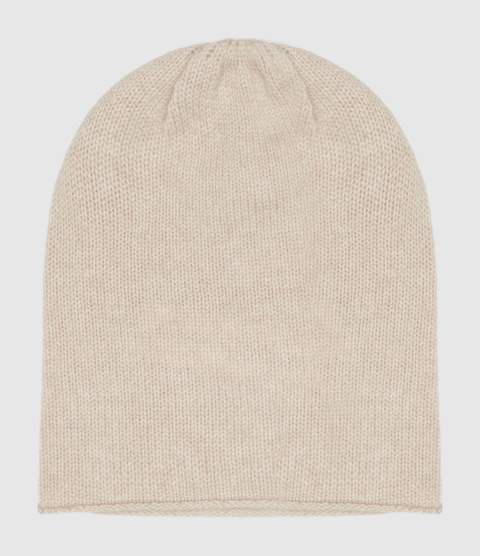 Bonnet Ines Cachemire Beige Chiné