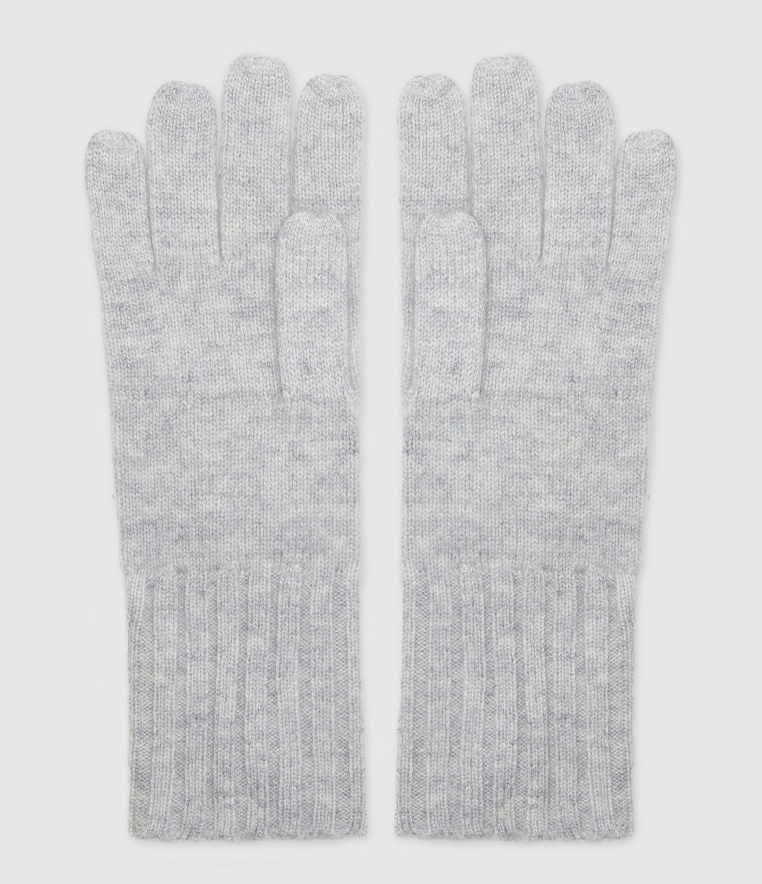 Gants Antonine Cachemire Gris Chiné