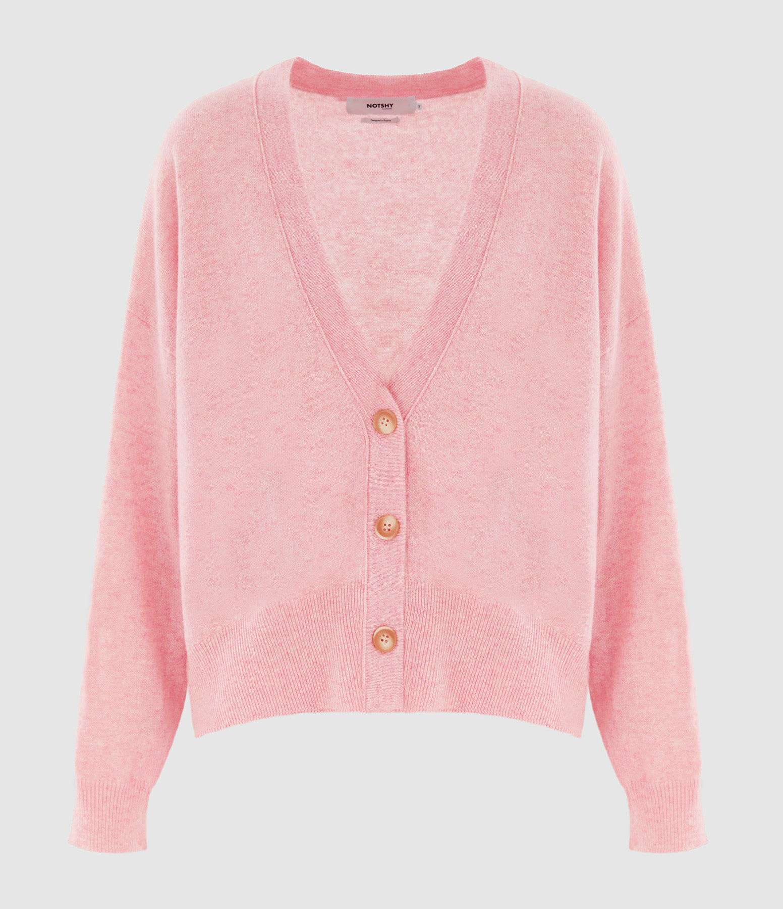 Cardigan Manille Col V Cachemire Fairy