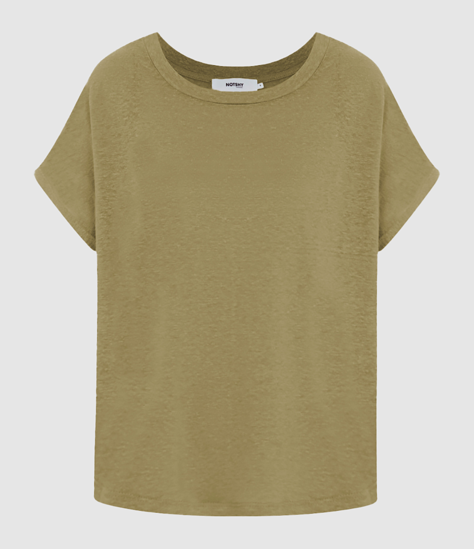 Tee-shirt col rond sérigraphié en coton Graphic authentic tshirt Flower