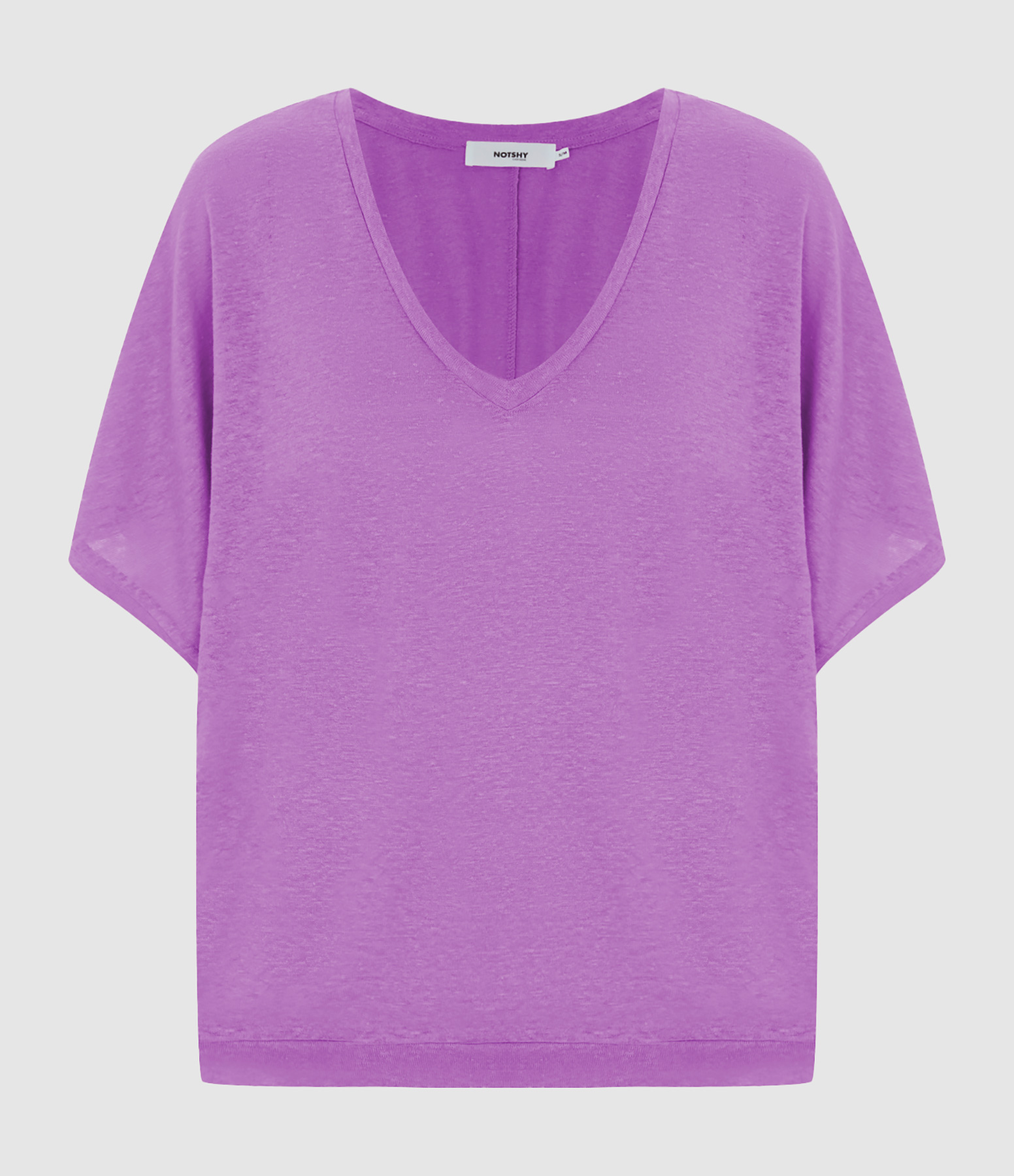 Tee-shirt Sophia Col V Sans Manches  Passion