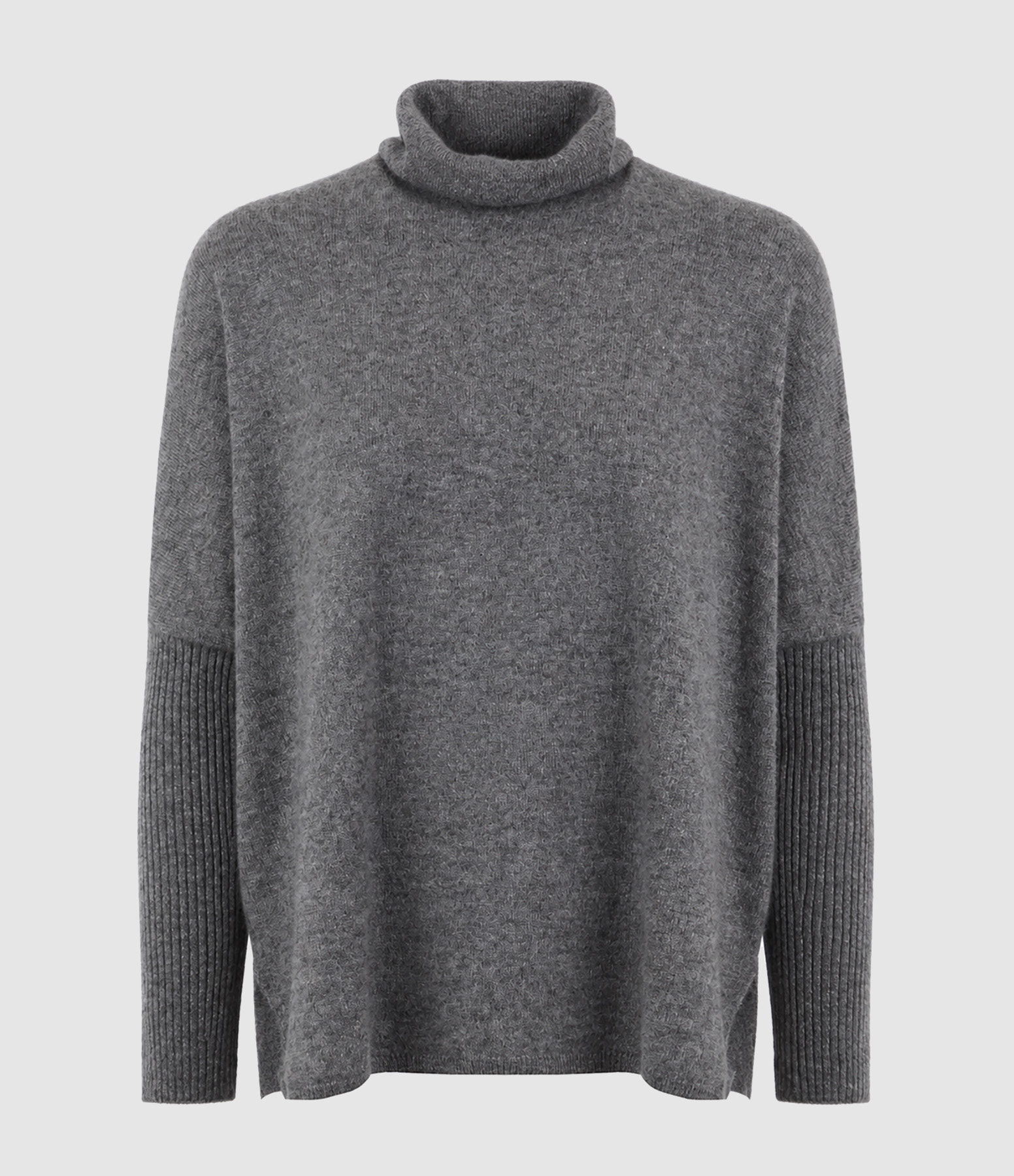 Poncho Margareth Gris Chine Fonce