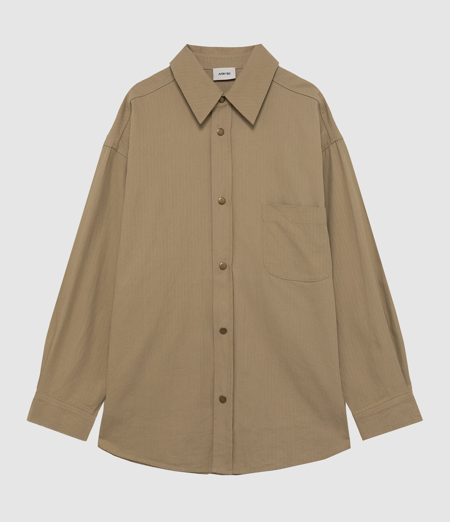 Surchemise Unisexe Coton Marron