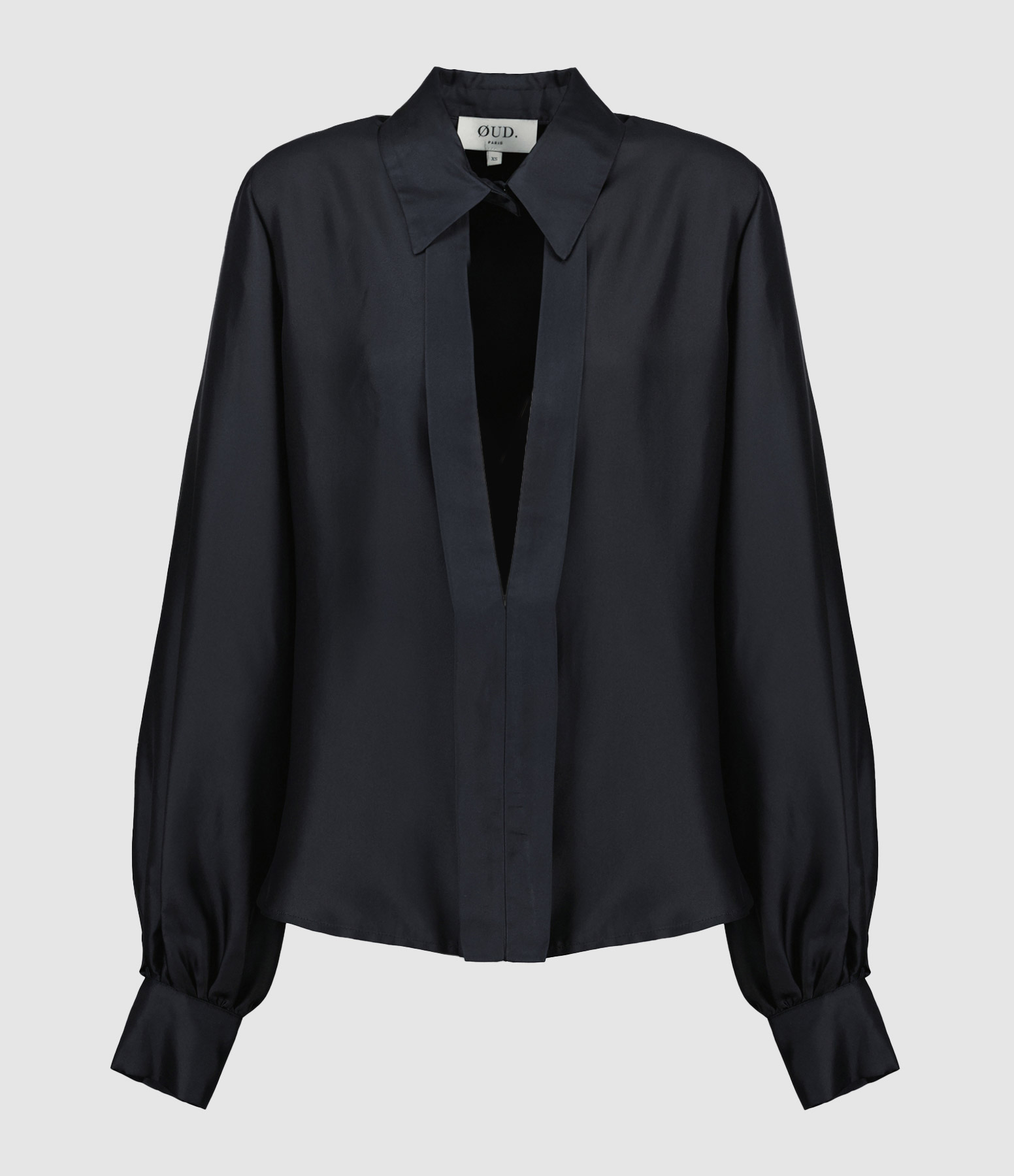 Chemise Bruny Soie Noir