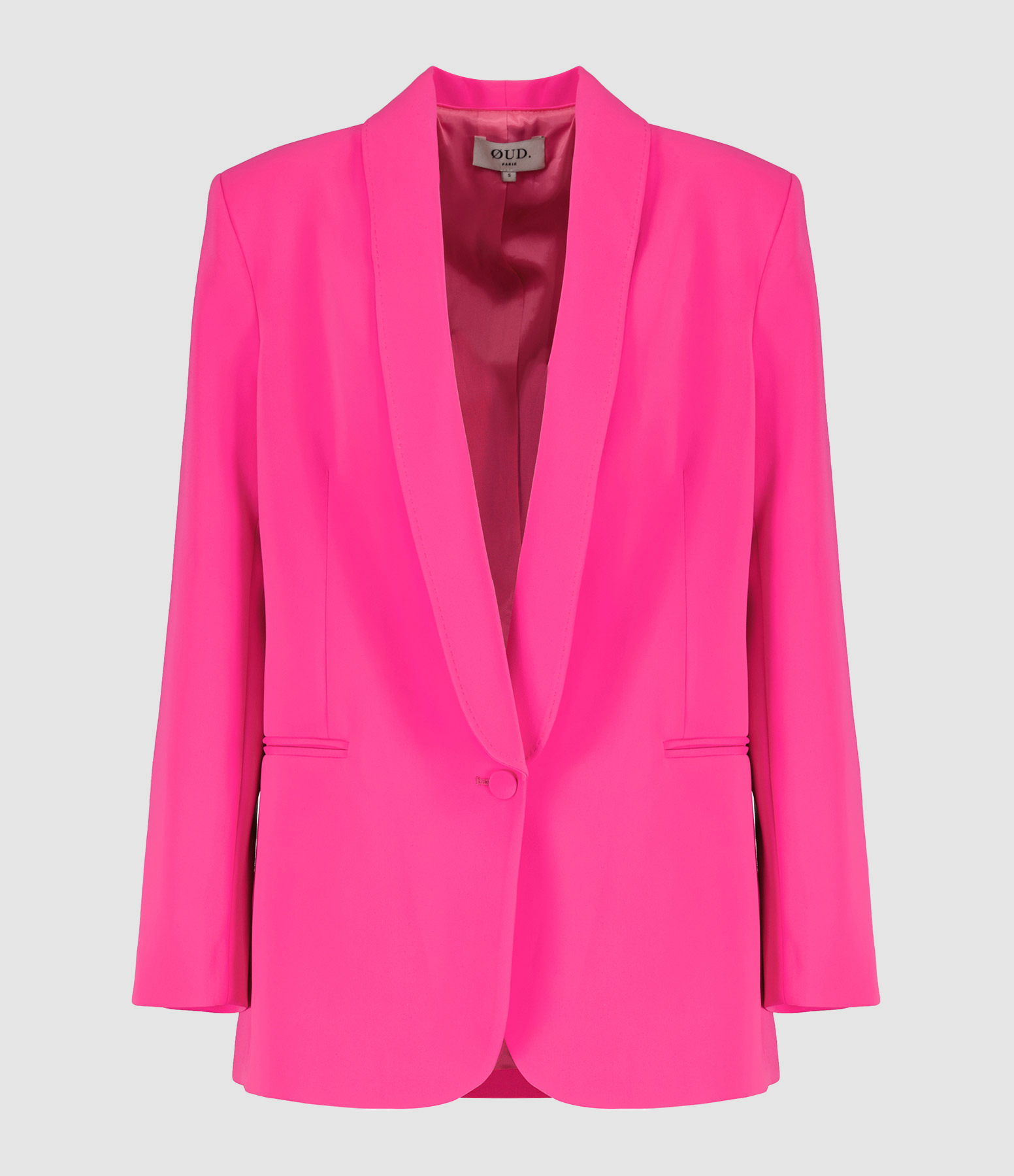 Veste Elodie Stretch Uni Rose