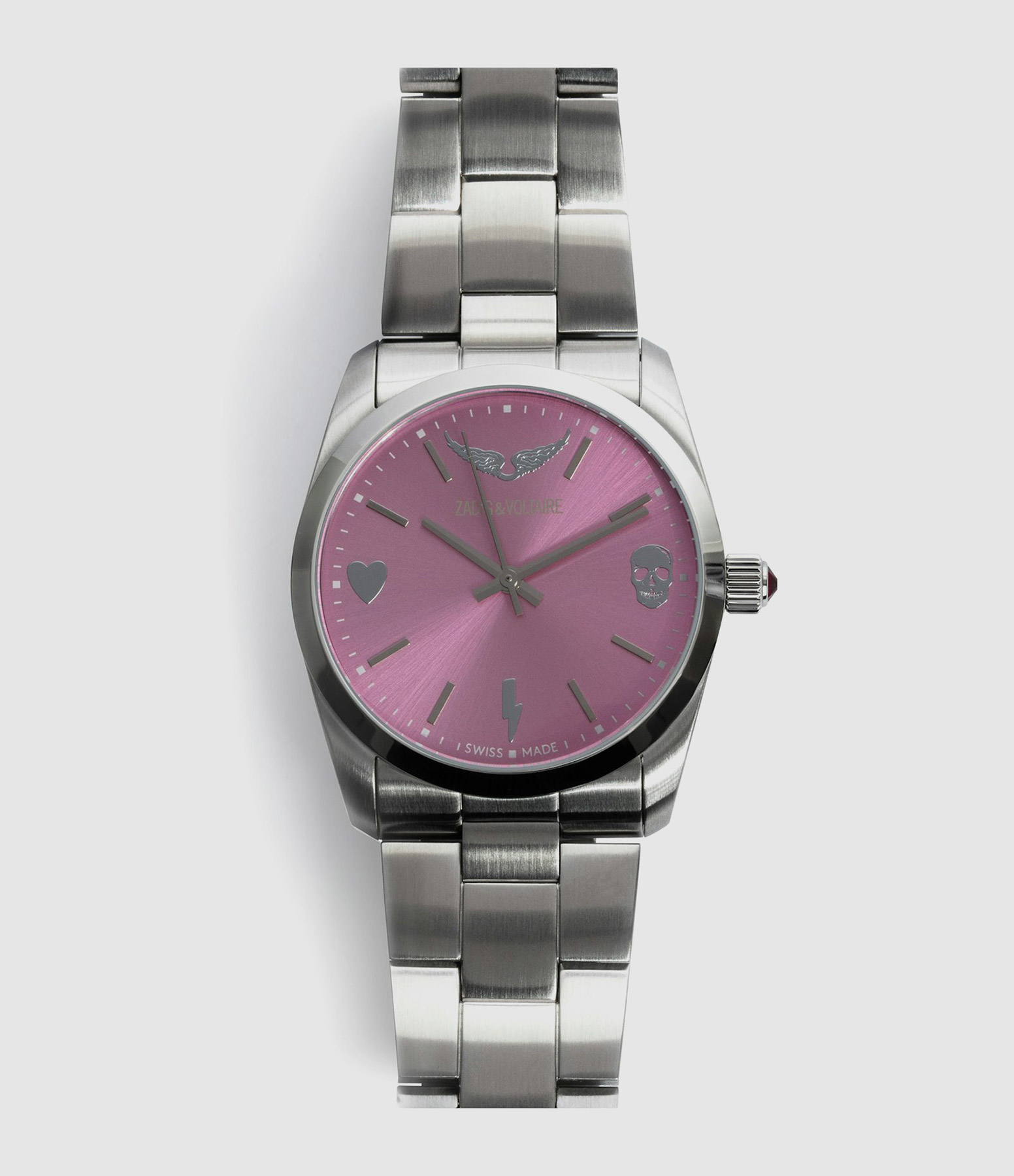 Montre Time2Love Shiny Acier Rose