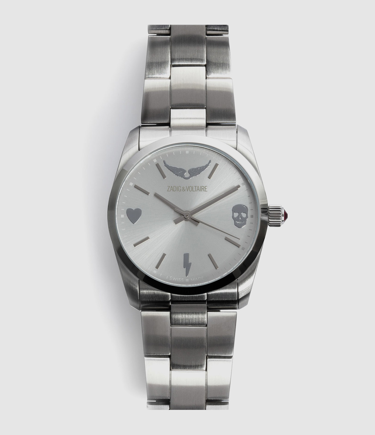 Montre Time2Love Shiny Acier Argenté