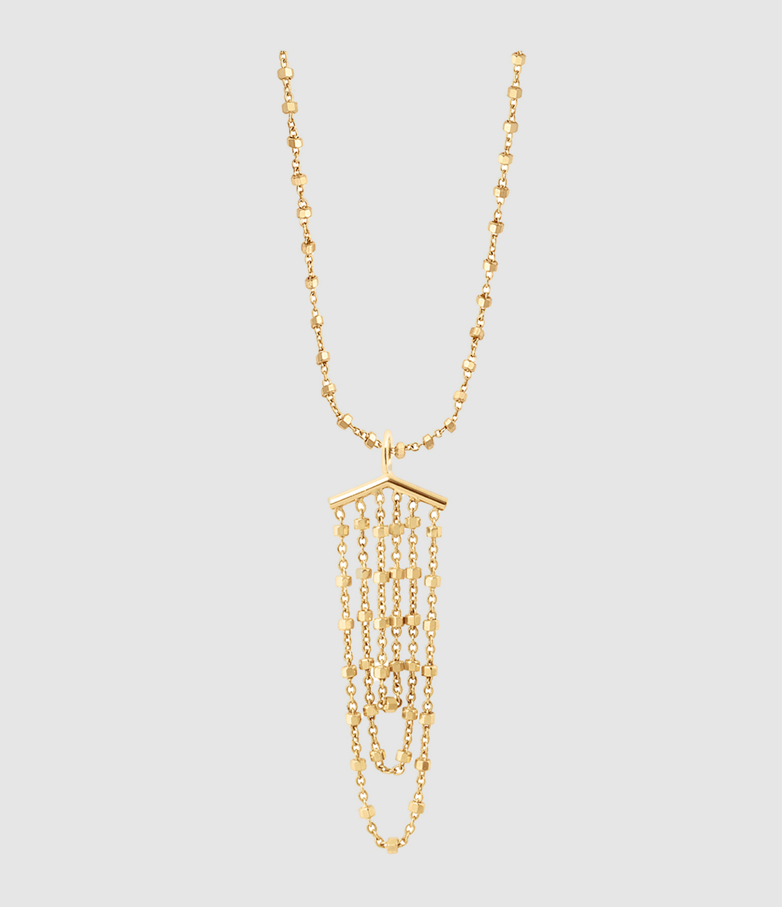 Collier Diamantée 3 Chaînes Or Jaune, Exclusivité Lulli