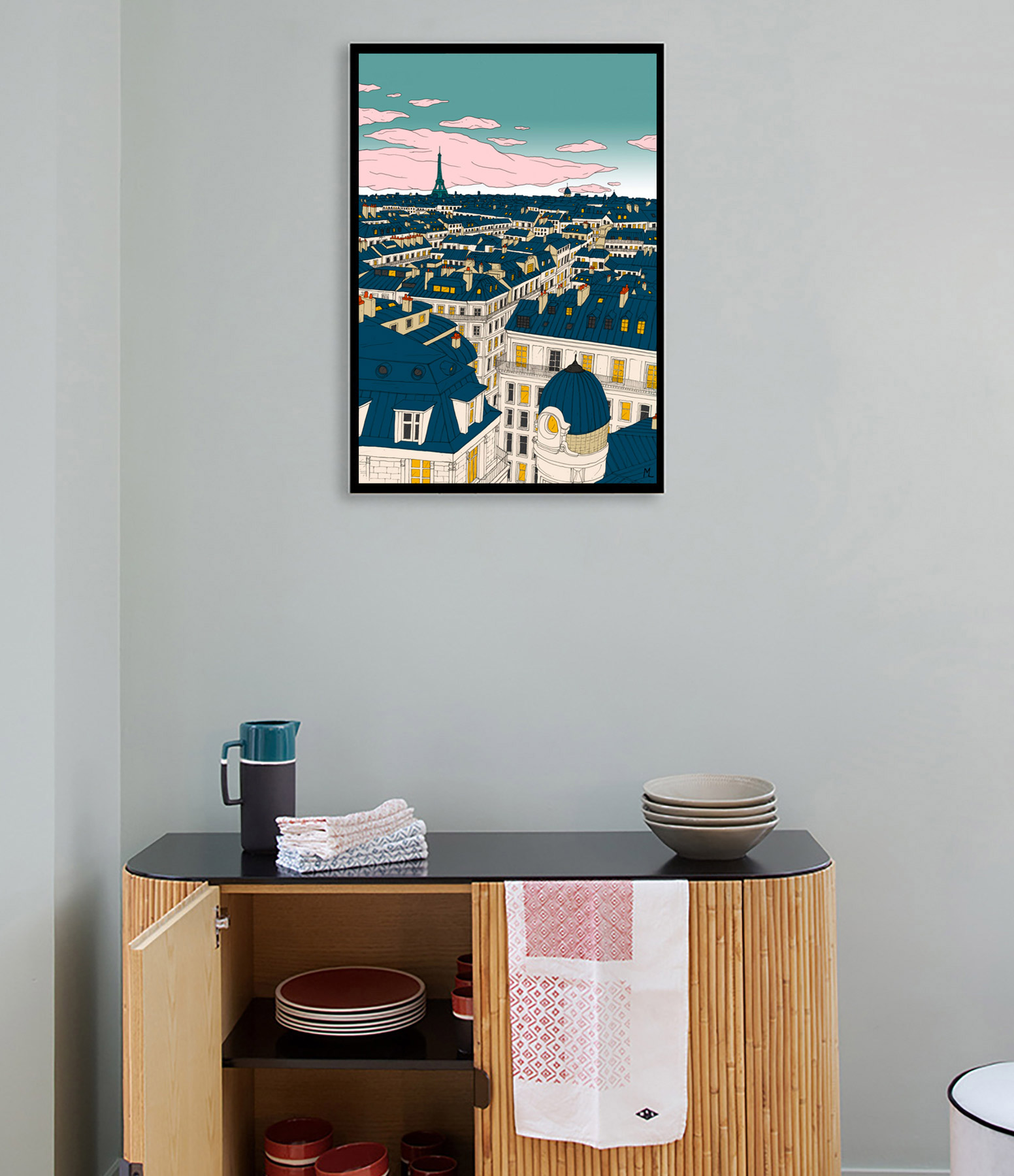 Affiche Paris 56x76cm